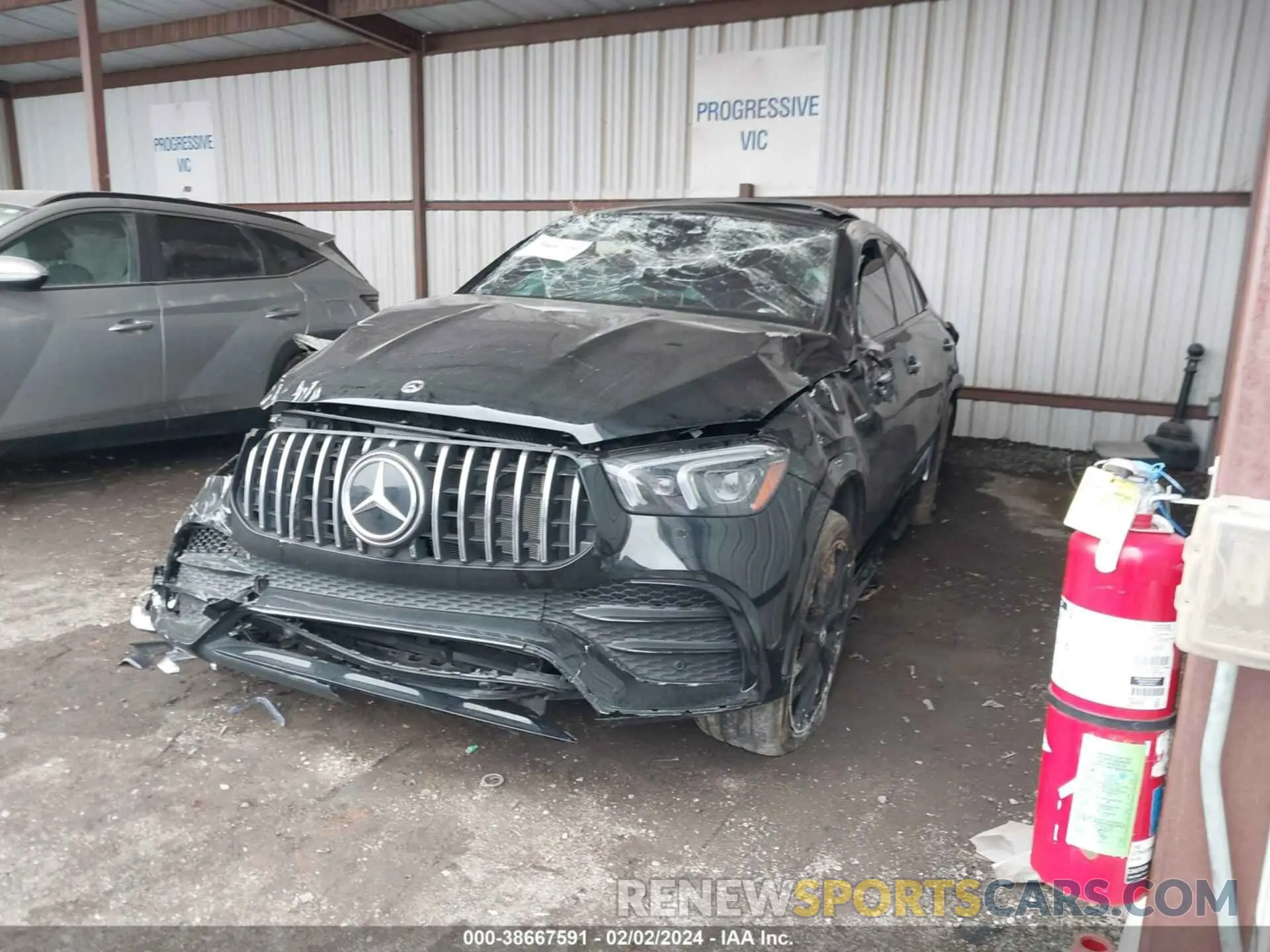 2 Photograph of a damaged car 4JGFD6BB8PA897147 MERCEDES-BENZ AMG GLE 53 COUPE 2023