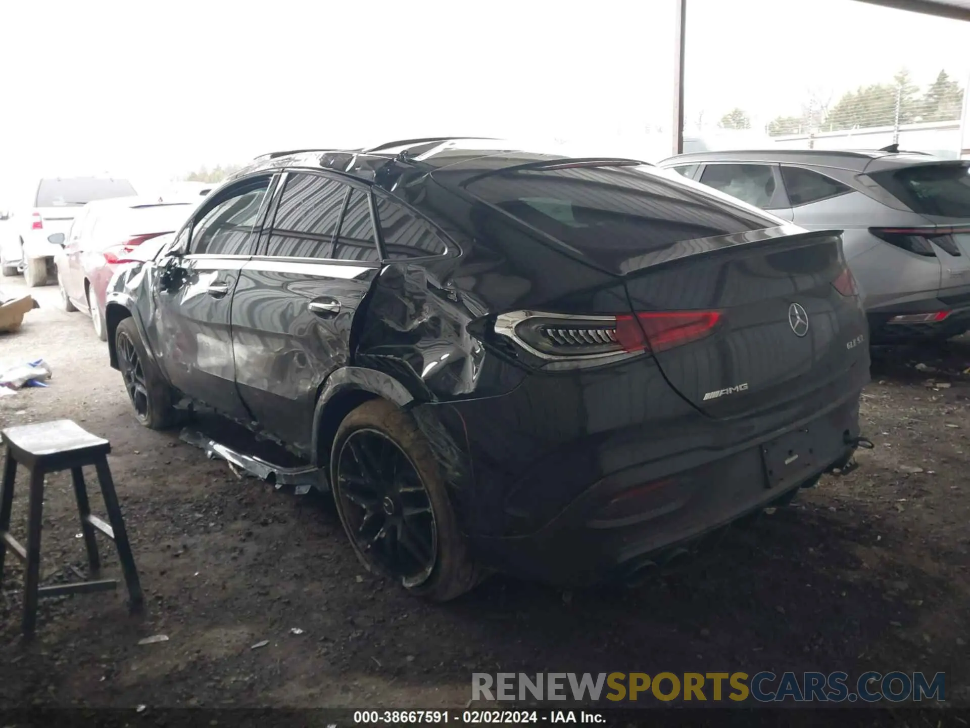 3 Photograph of a damaged car 4JGFD6BB8PA897147 MERCEDES-BENZ AMG GLE 53 COUPE 2023