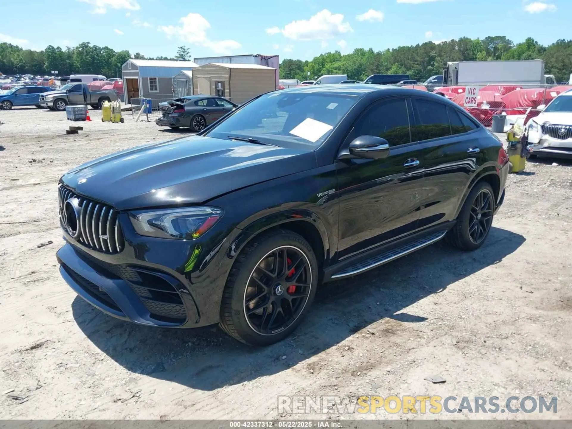 2 Photograph of a damaged car 4JGFD8KB8NA805592 MERCEDES-BENZ AMG GLE 63 COUPE 2022