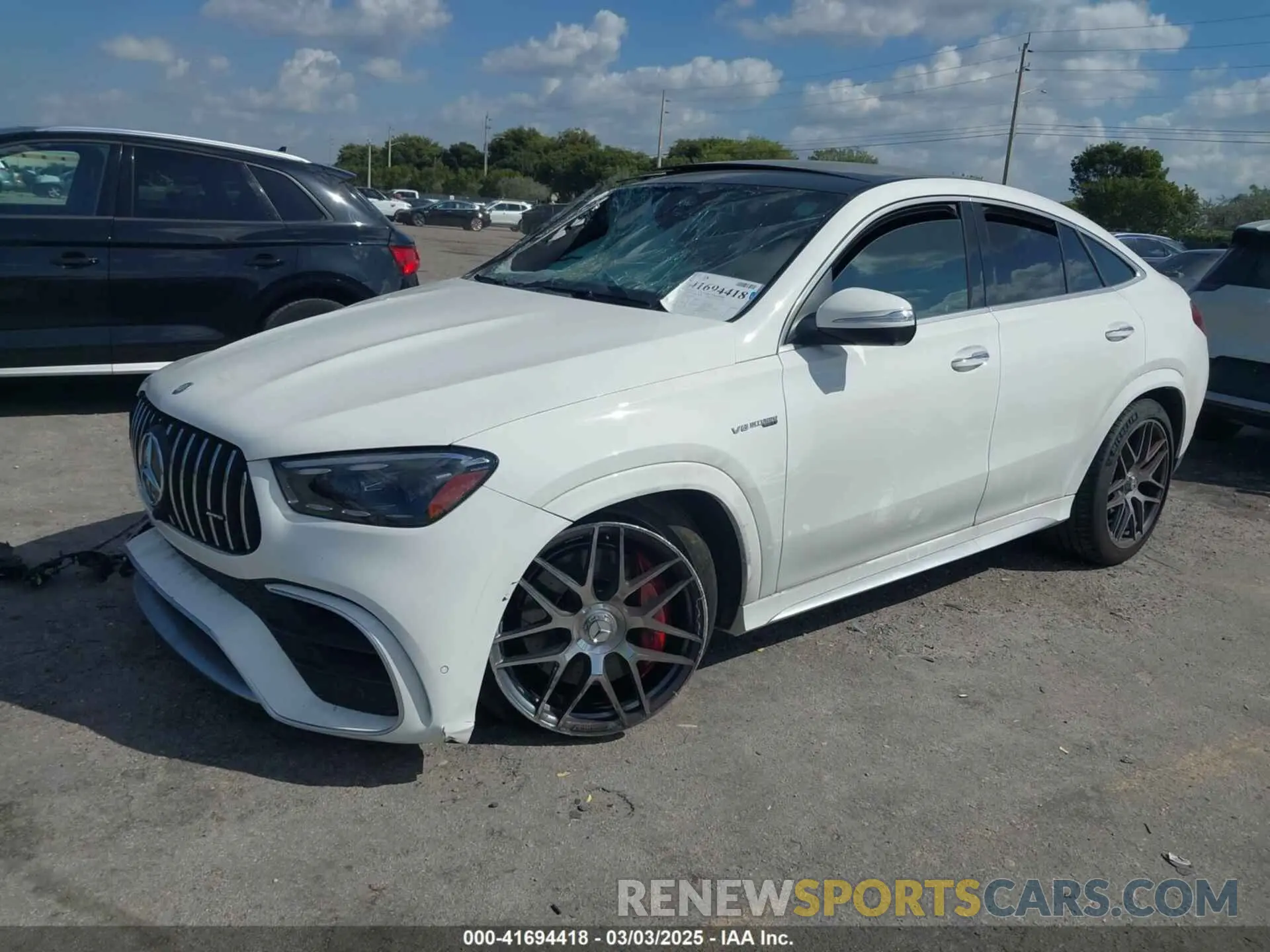 2 Фотография поврежденного автомобиля 4JGFD8KBXRB046301 MERCEDES-BENZ AMG GLE 63 COUPE 2024