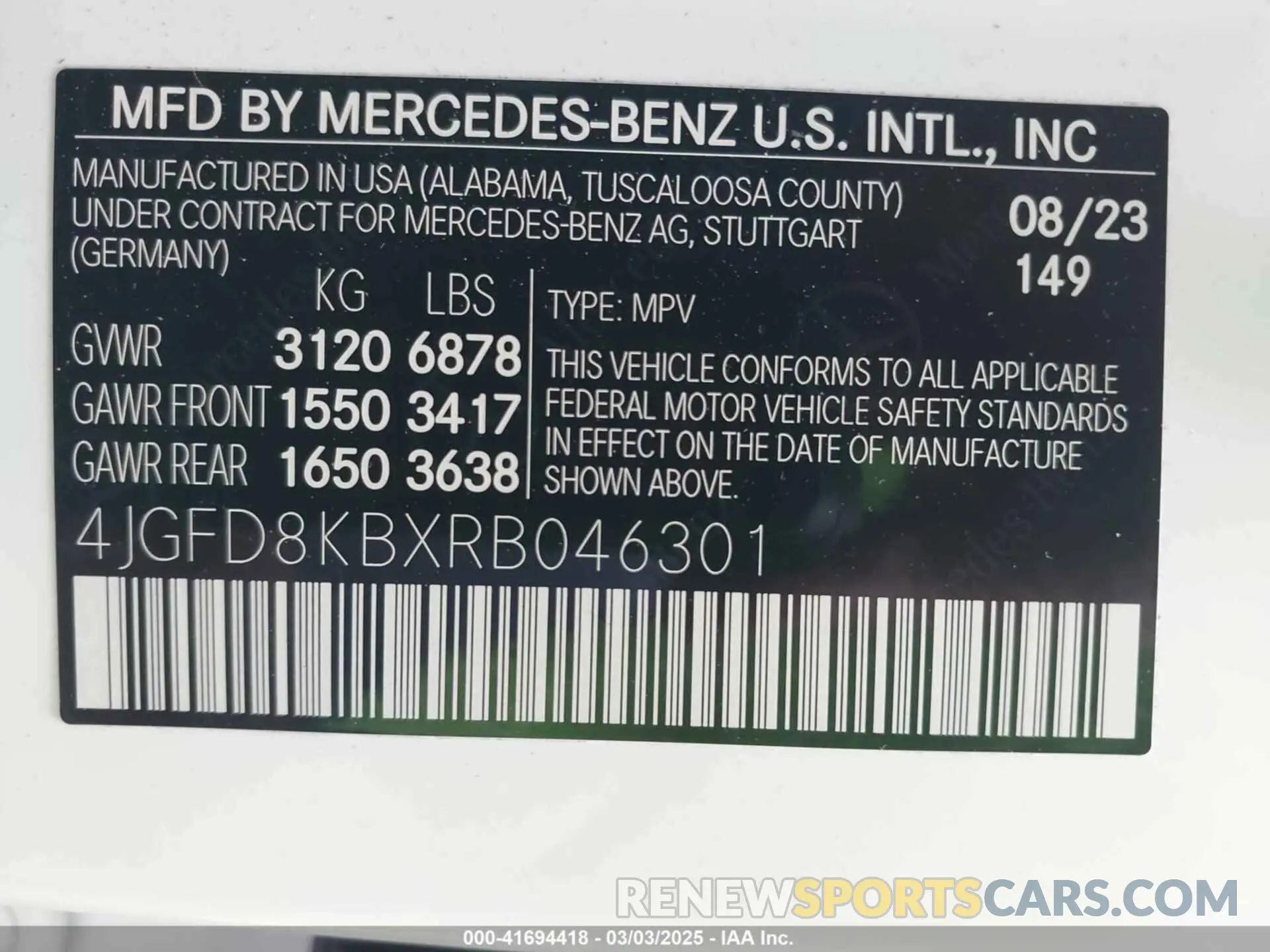 9 Фотография поврежденного автомобиля 4JGFD8KBXRB046301 MERCEDES-BENZ AMG GLE 63 COUPE 2024