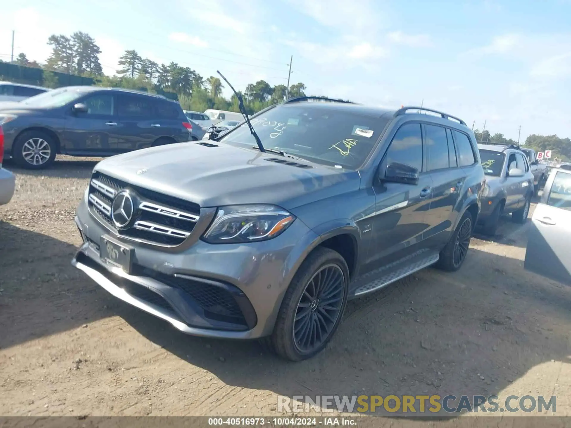 2 Photograph of a damaged car 4JGDF7FE4KB314085 MERCEDES-BENZ AMG GLS 63 2019
