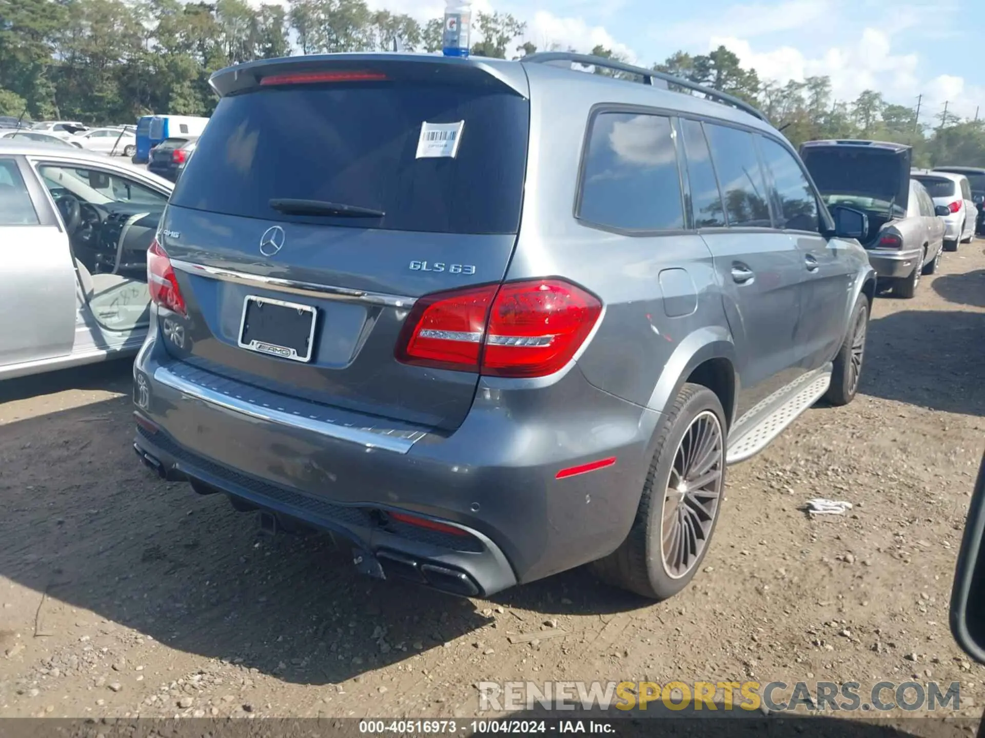 4 Photograph of a damaged car 4JGDF7FE4KB314085 MERCEDES-BENZ AMG GLS 63 2019