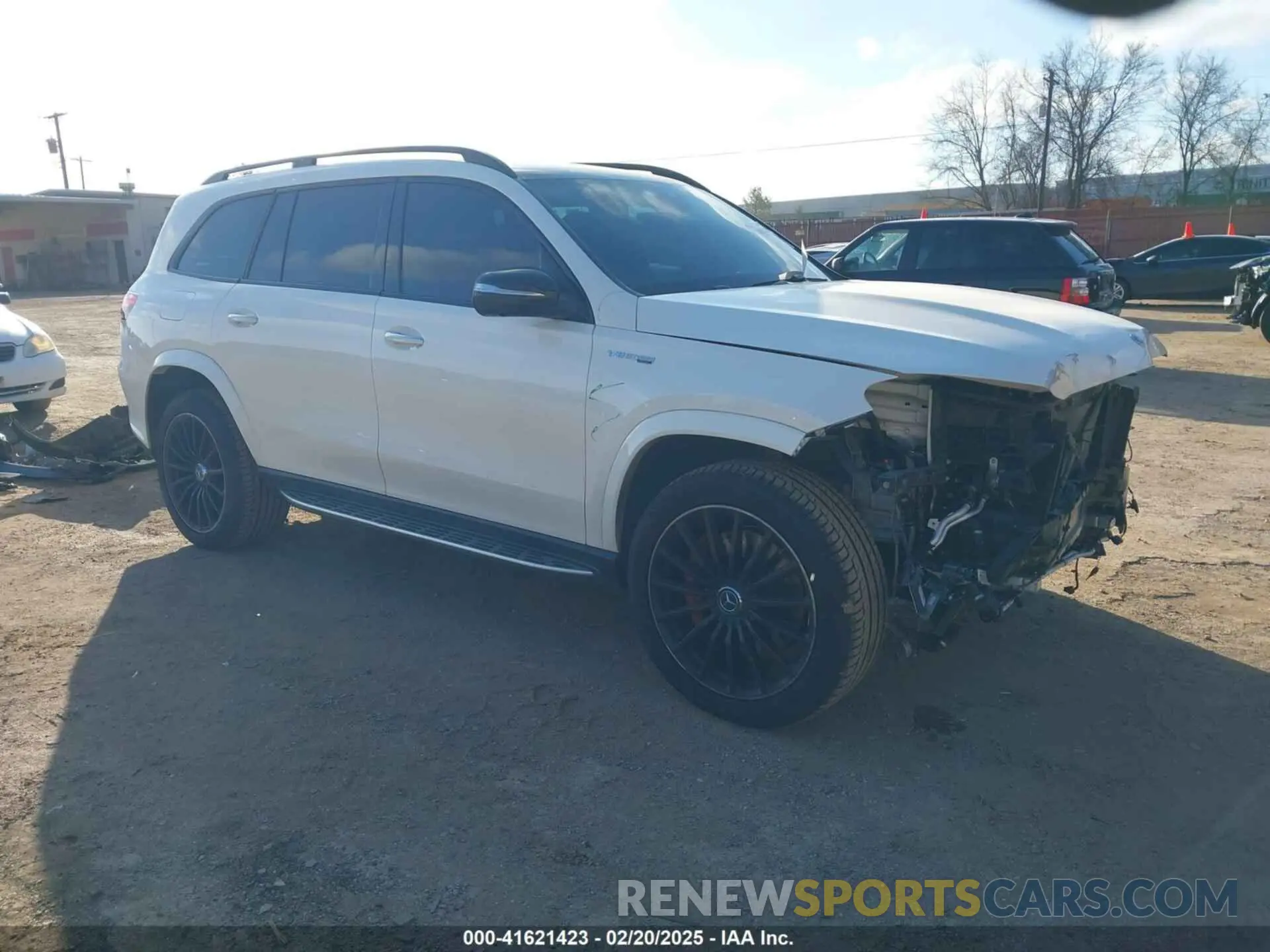 1 Фотография поврежденного автомобиля 4JGFF8KE7MA432743 MERCEDES-BENZ AMG GLS 63 2021