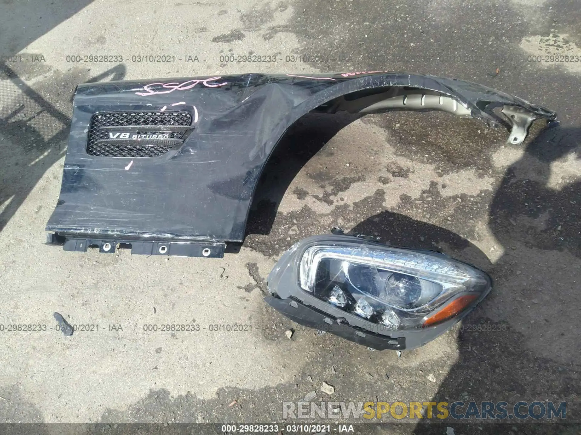 12 Photograph of a damaged car WDDYJ8AA7KA023137 MERCEDES-BENZ AMG GT 2019