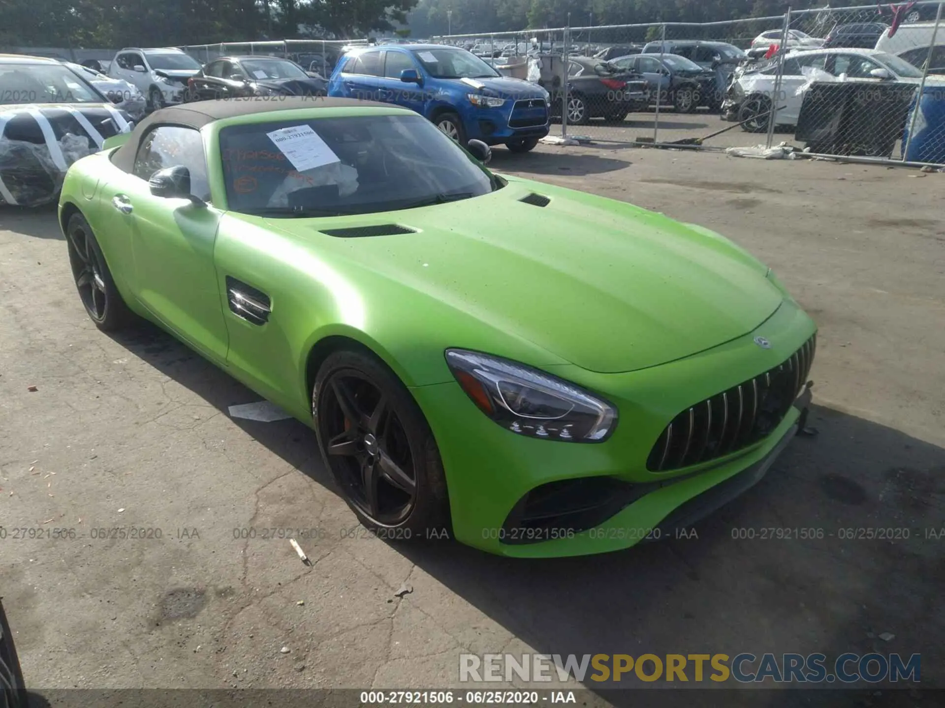 1 Photograph of a damaged car WDDYK7HA0KA023798 MERCEDES-BENZ AMG GT 2019