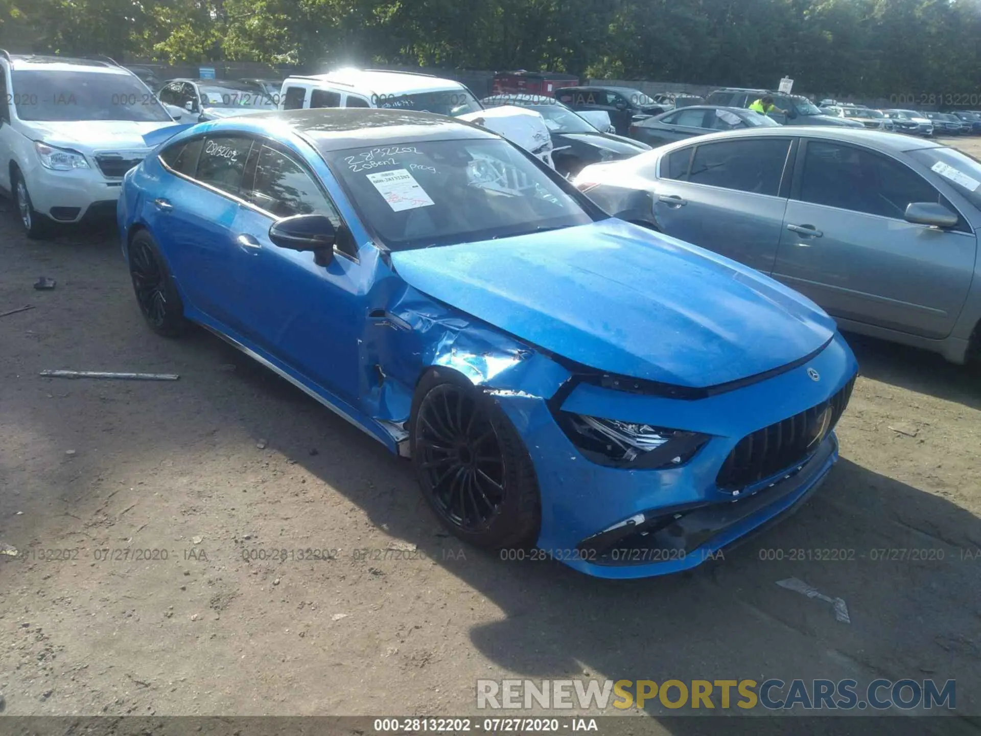 1 Photograph of a damaged car WDD7X6BB5LA010359 MERCEDES-BENZ AMG GT 2020