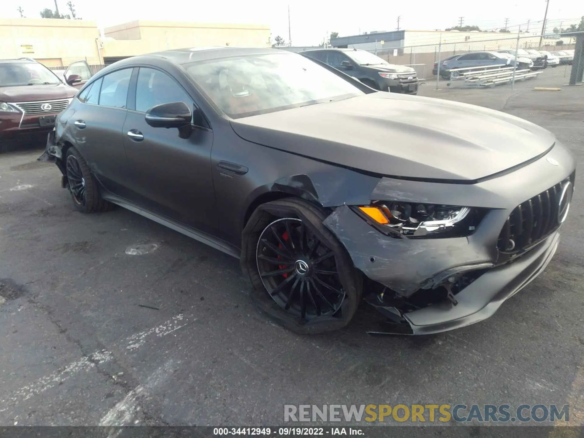 1 Photograph of a damaged car W1K7X5KB3NA051196 MERCEDES-BENZ AMG GT 2022