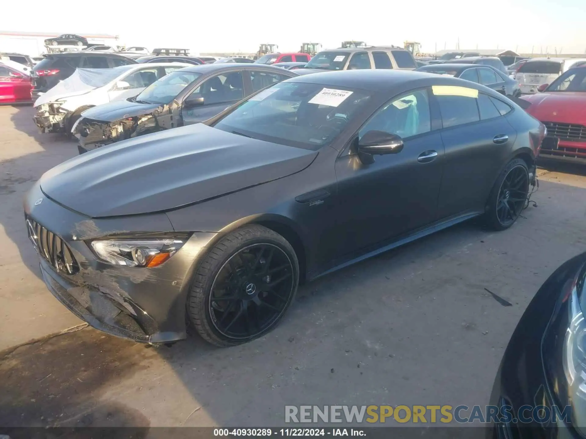 2 Photograph of a damaged car W1K7X5KB3MA039824 MERCEDES-BENZ AMG GT 43 4-DOOR COUPE 2021
