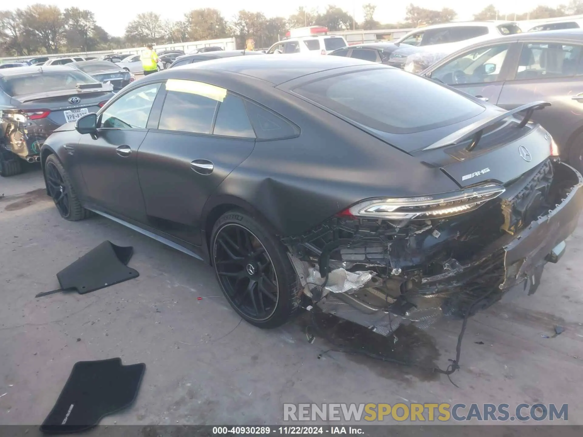 3 Photograph of a damaged car W1K7X5KB3MA039824 MERCEDES-BENZ AMG GT 43 4-DOOR COUPE 2021