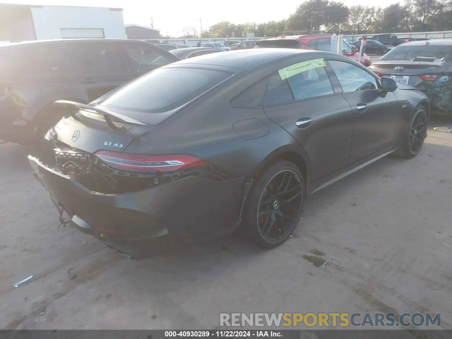 4 Photograph of a damaged car W1K7X5KB3MA039824 MERCEDES-BENZ AMG GT 43 4-DOOR COUPE 2021