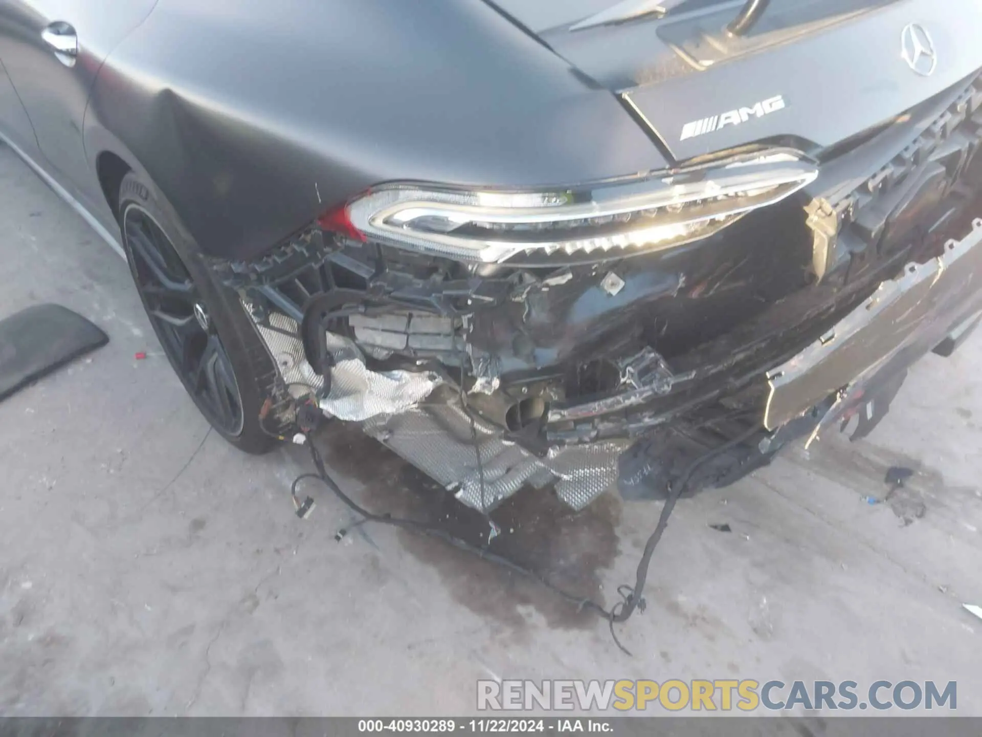 6 Photograph of a damaged car W1K7X5KB3MA039824 MERCEDES-BENZ AMG GT 43 4-DOOR COUPE 2021