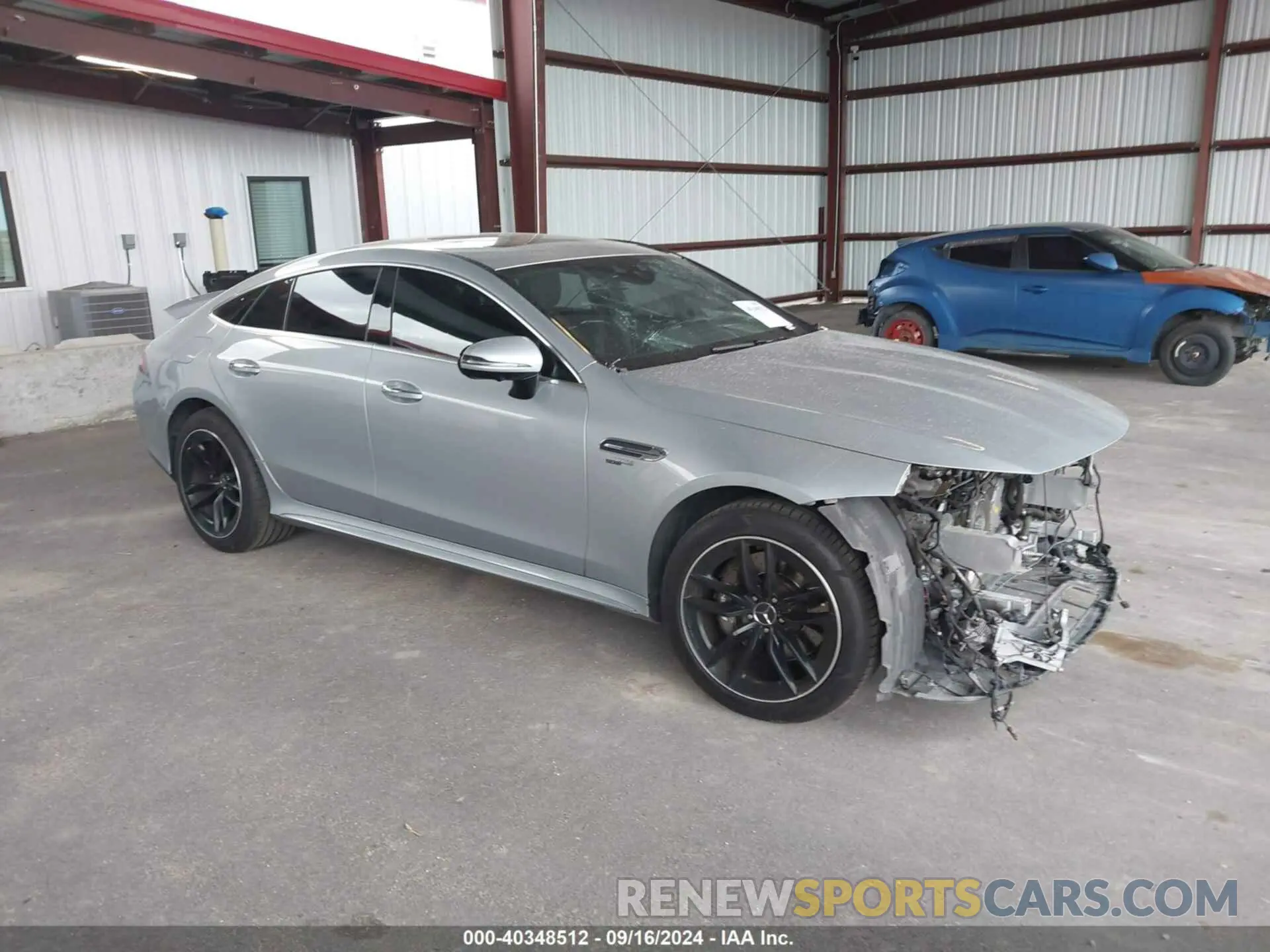 1 Photograph of a damaged car W1K7X5KB4MA038648 MERCEDES-BENZ AMG GT 43 4-DOOR COUPE 2021