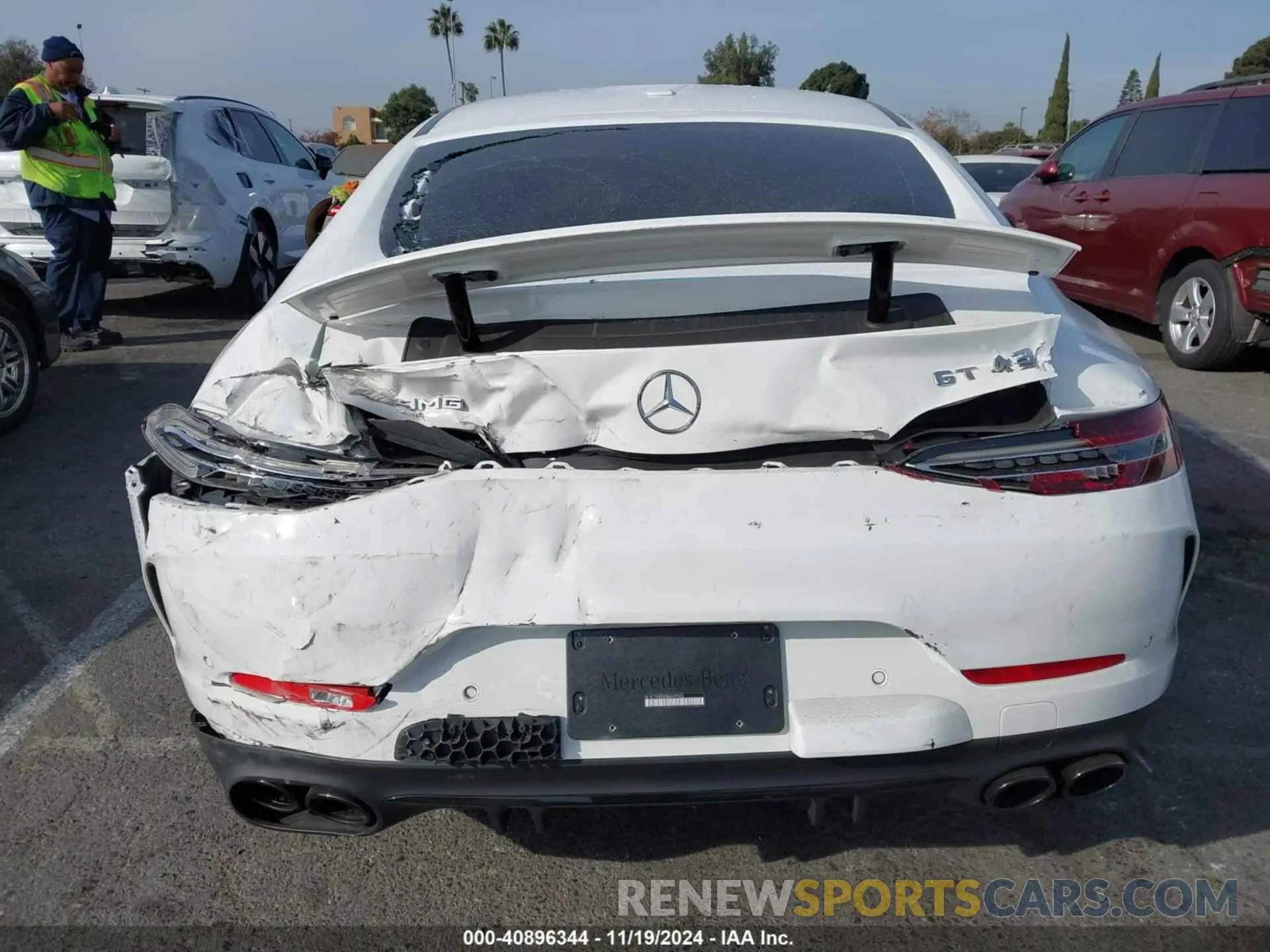 16 Photograph of a damaged car W1K7X5KB0NA049552 MERCEDES-BENZ AMG GT 43 4-DOOR COUPE 2022