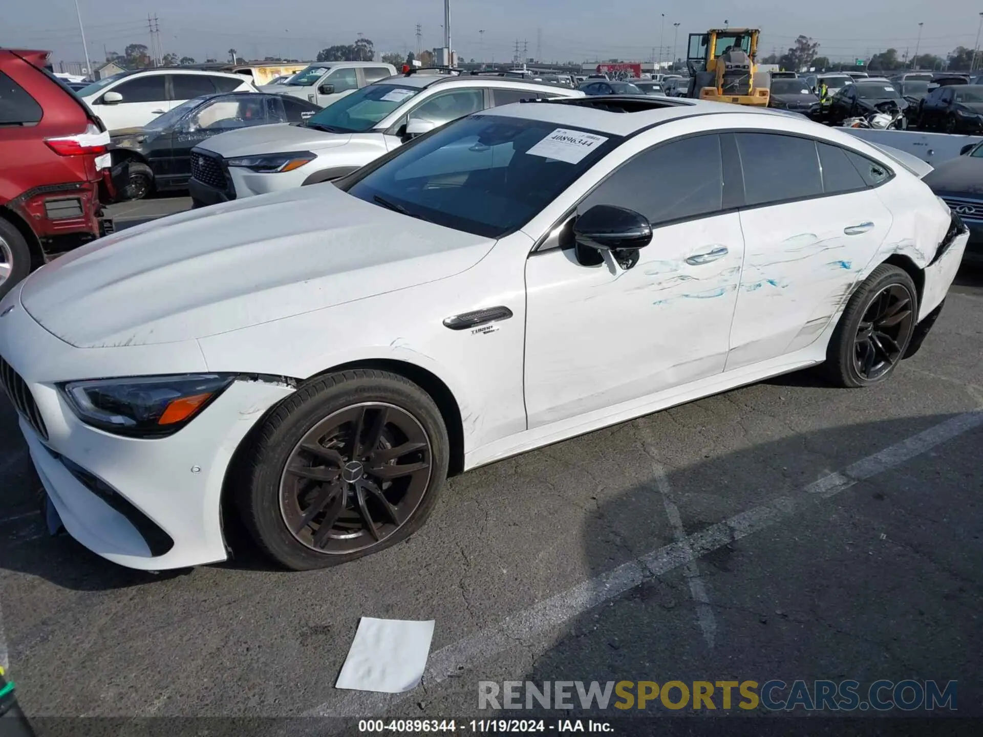 2 Photograph of a damaged car W1K7X5KB0NA049552 MERCEDES-BENZ AMG GT 43 4-DOOR COUPE 2022