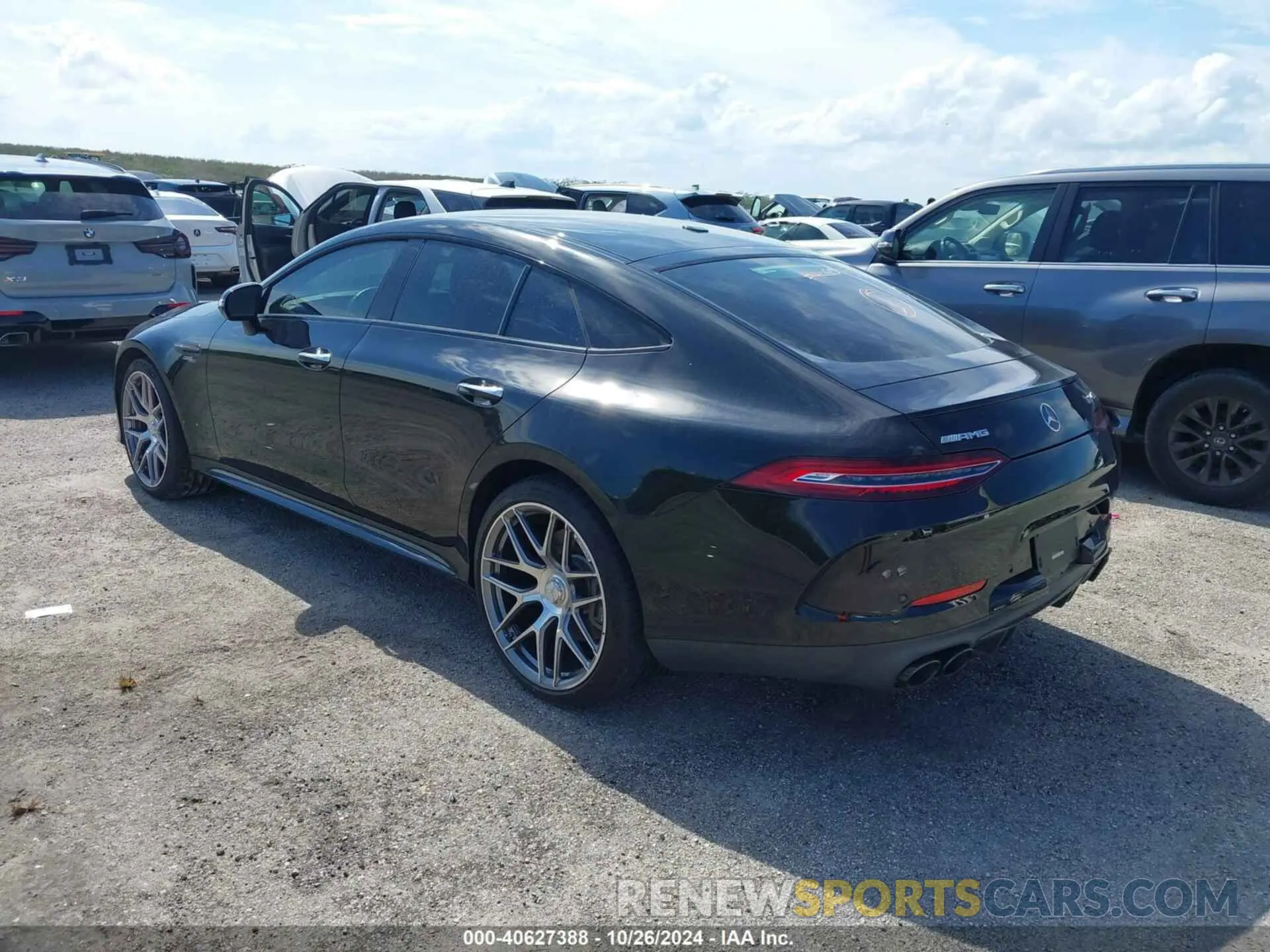 3 Фотография поврежденного автомобиля W1K7X5KB8NA045569 MERCEDES-BENZ AMG GT 43 4-DOOR COUPE 2022