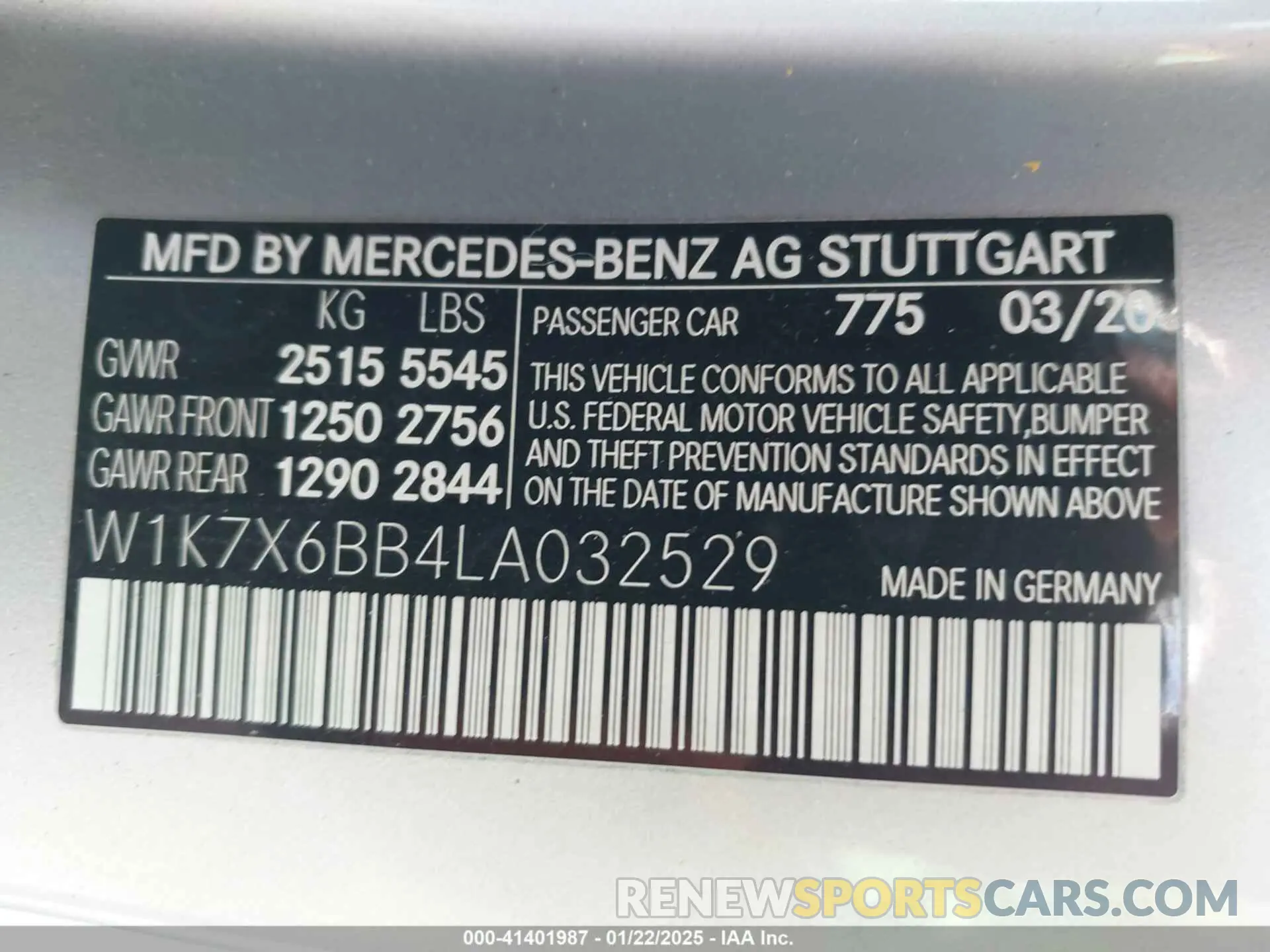 9 Photograph of a damaged car W1K7X6BB4LA032529 MERCEDES-BENZ AMG GT 53 4-DOOR COUPE 2020