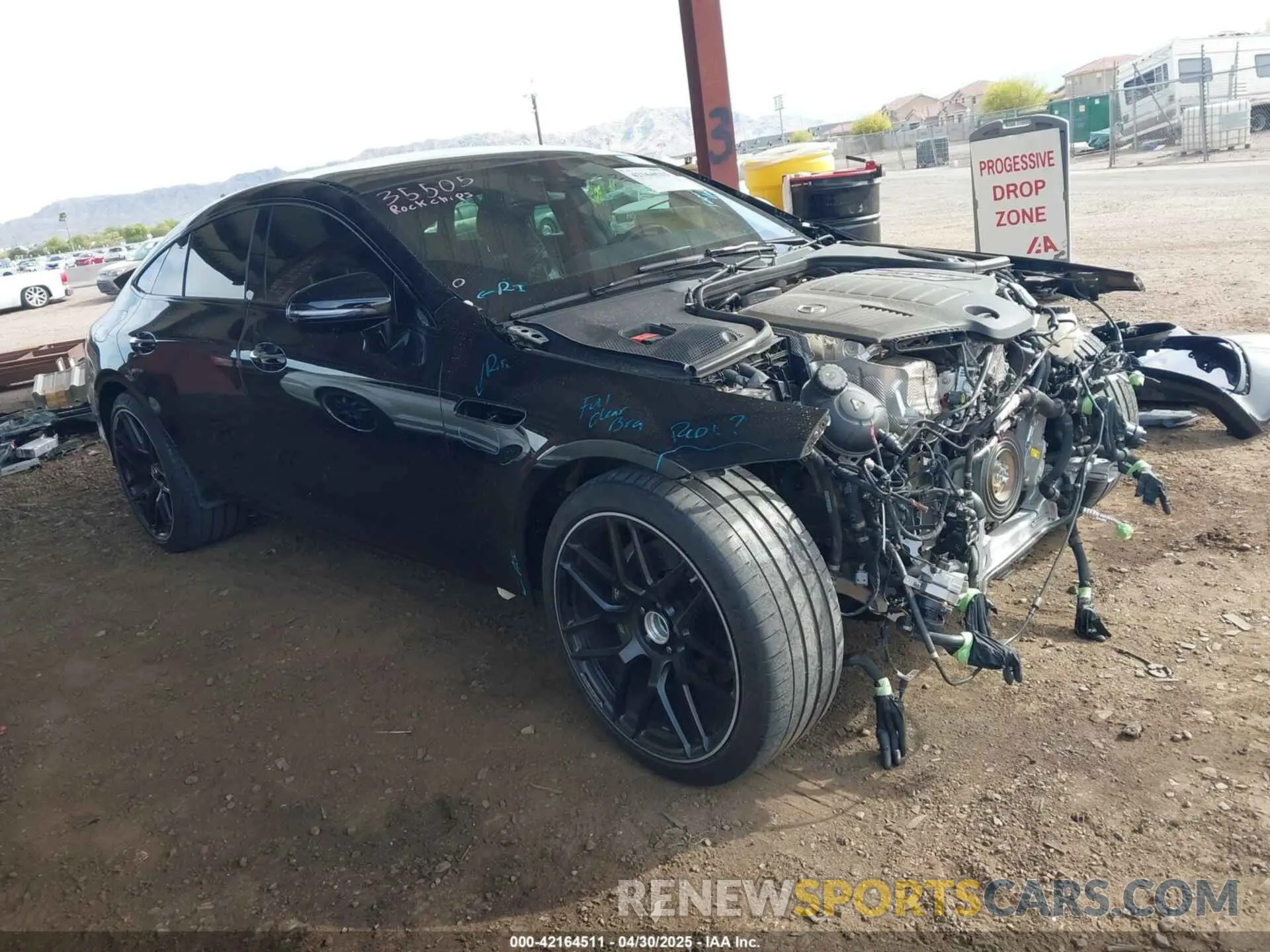 1 Фотография поврежденного автомобиля WDD7X6BB3LA014975 MERCEDES-BENZ AMG GT 53 4-DOOR COUPE 2020
