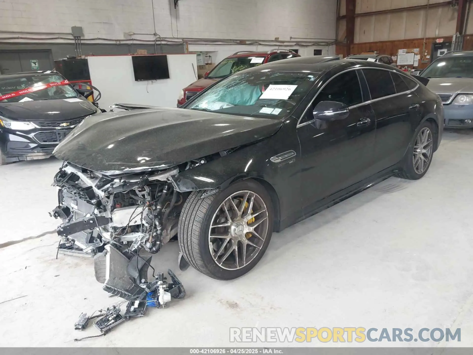 2 Фотография поврежденного автомобиля WDD7X8JB0KA001581 MERCEDES-BENZ AMG GT 63 4-DOOR COUPE 2019