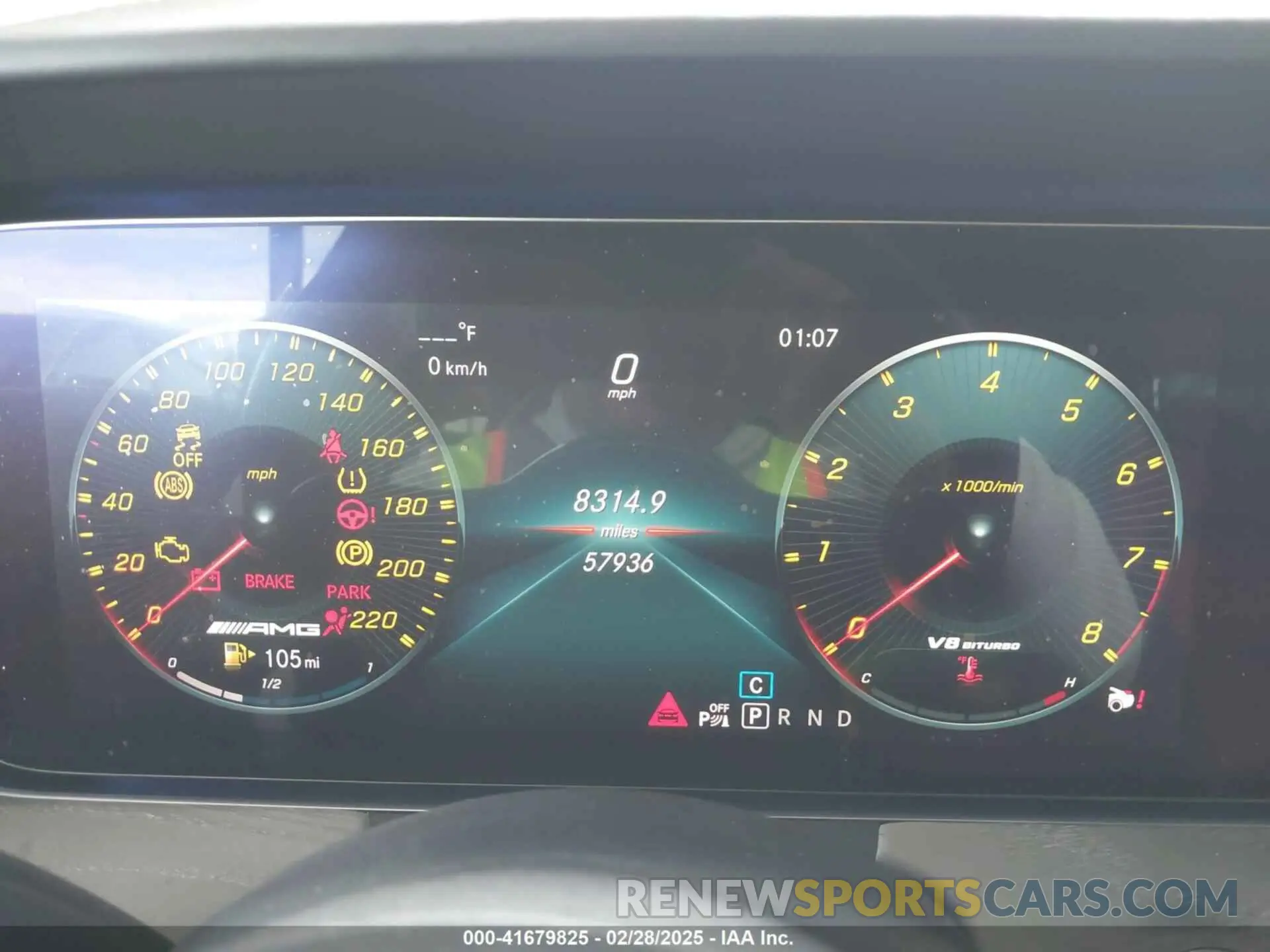 7 Photograph of a damaged car WDD7X8JB6KA000354 MERCEDES-BENZ AMG GT 63 4-DOOR COUPE 2019