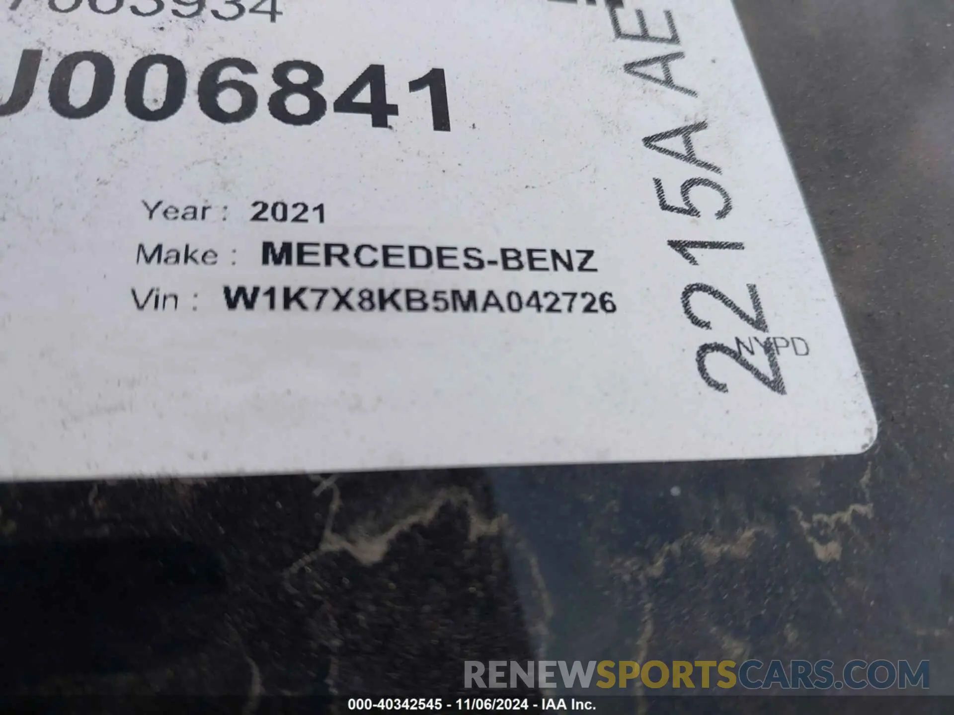 18 Photograph of a damaged car W1K7X8KB5MA042726 MERCEDES-BENZ AMG GT 63 4-DOOR COUPE 2021