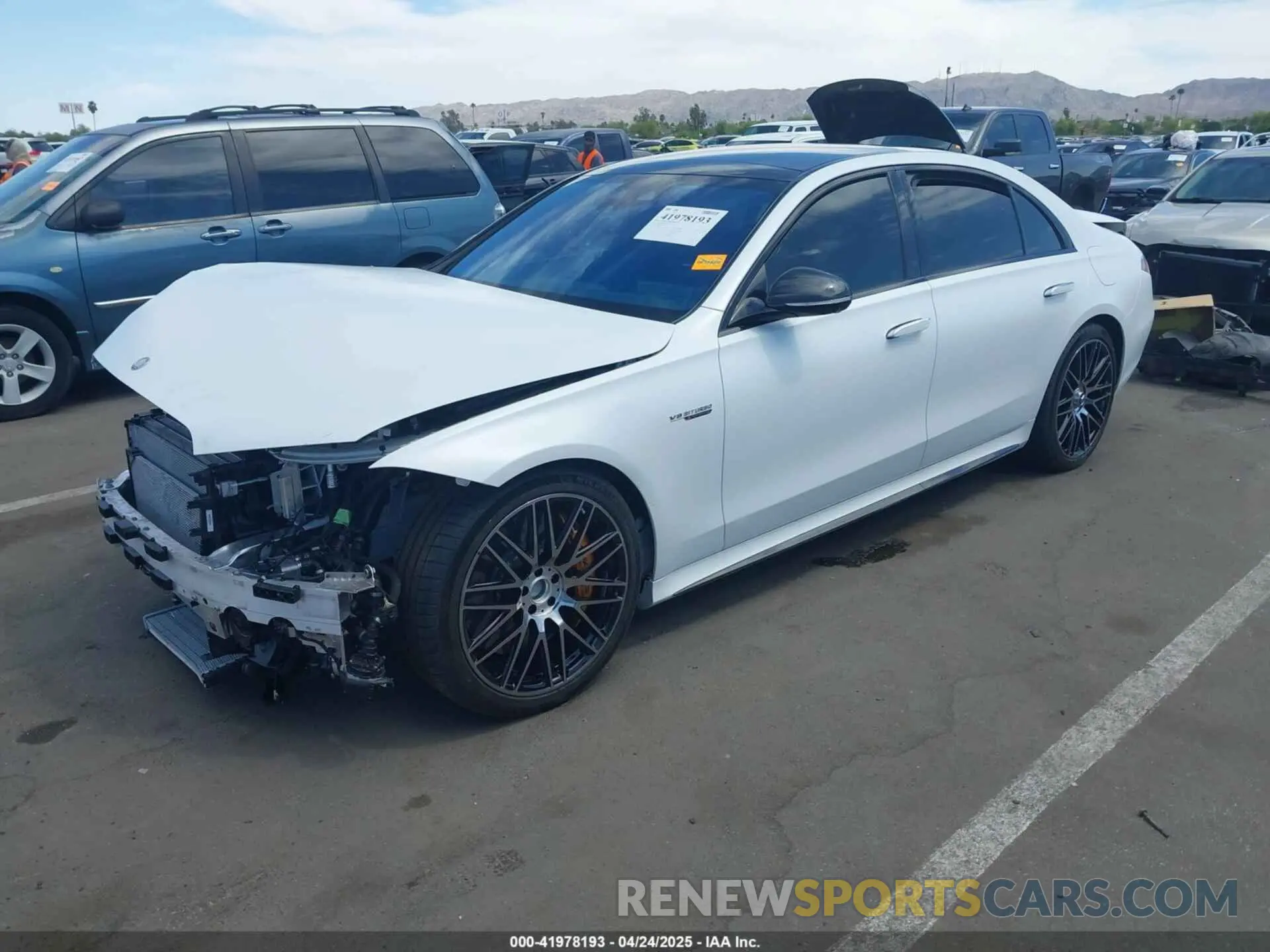 2 Photograph of a damaged car W1K6G8CB3RA269463 MERCEDES-BENZ AMG S 63 E 2024