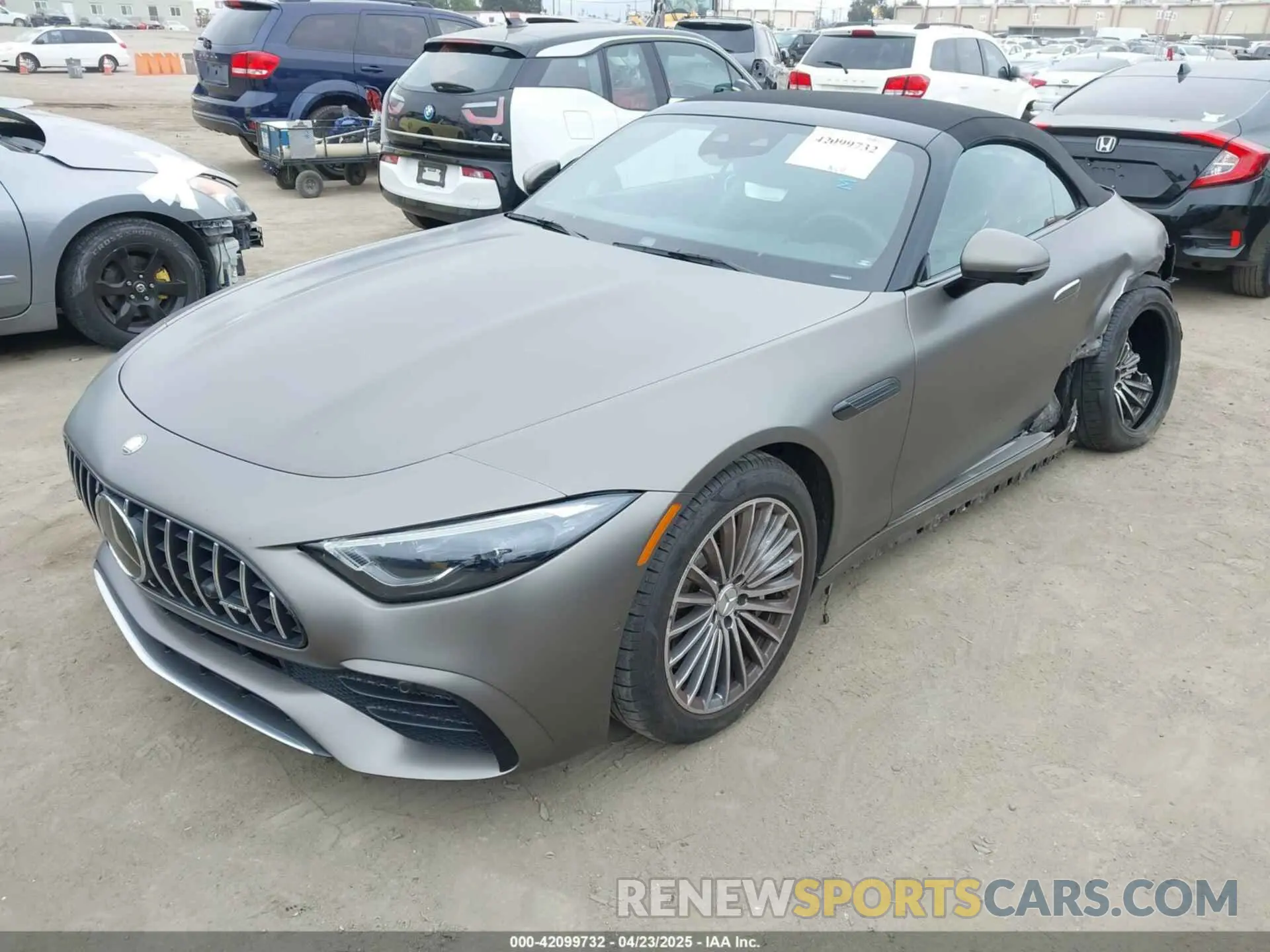 2 Фотография поврежденного автомобиля W1KVK5AB3PF017966 MERCEDES-BENZ AMG SL 43 2023