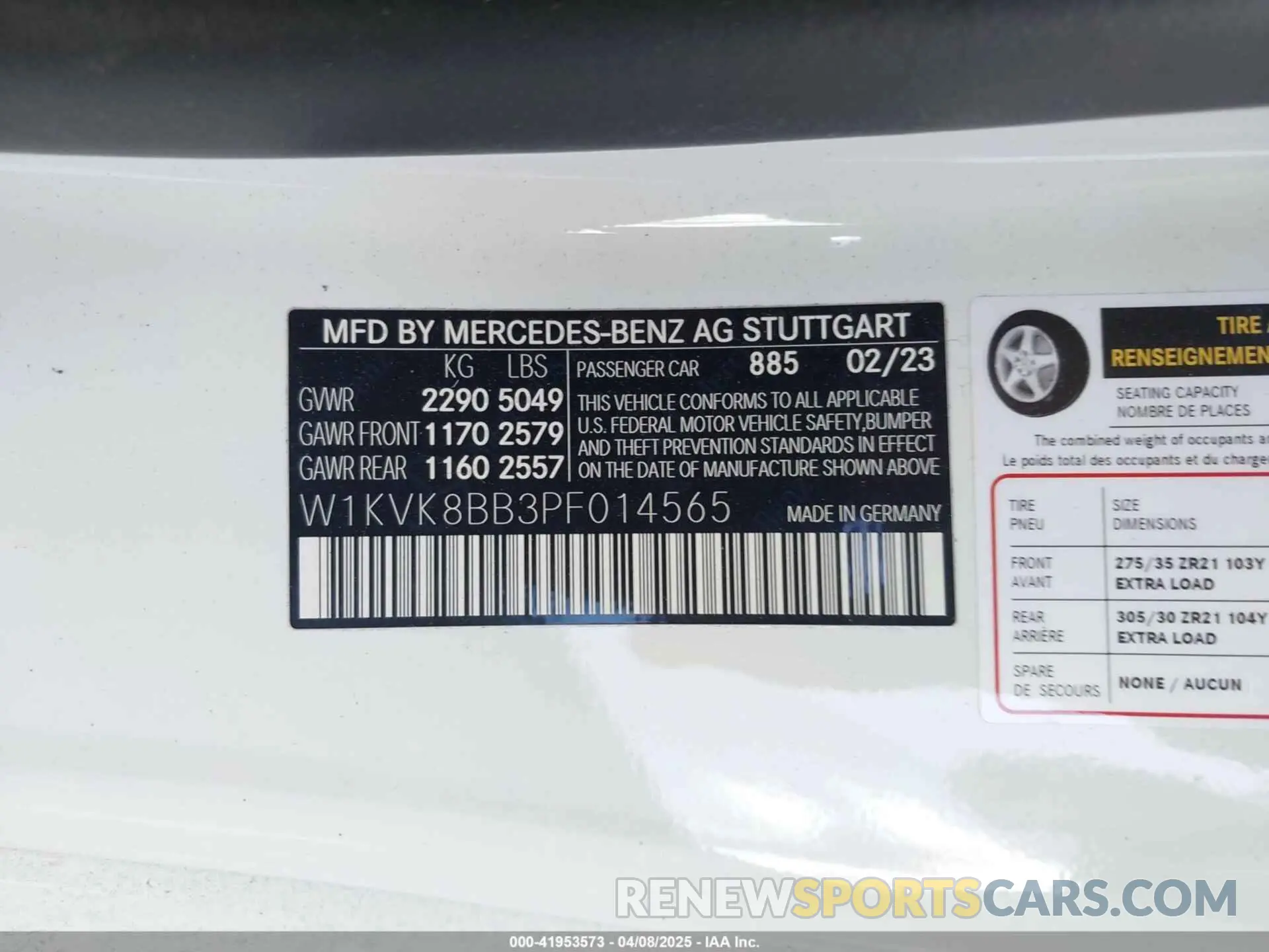 9 Photograph of a damaged car W1KVK8BB3PF014565 MERCEDES-BENZ AMG SL 63 2023