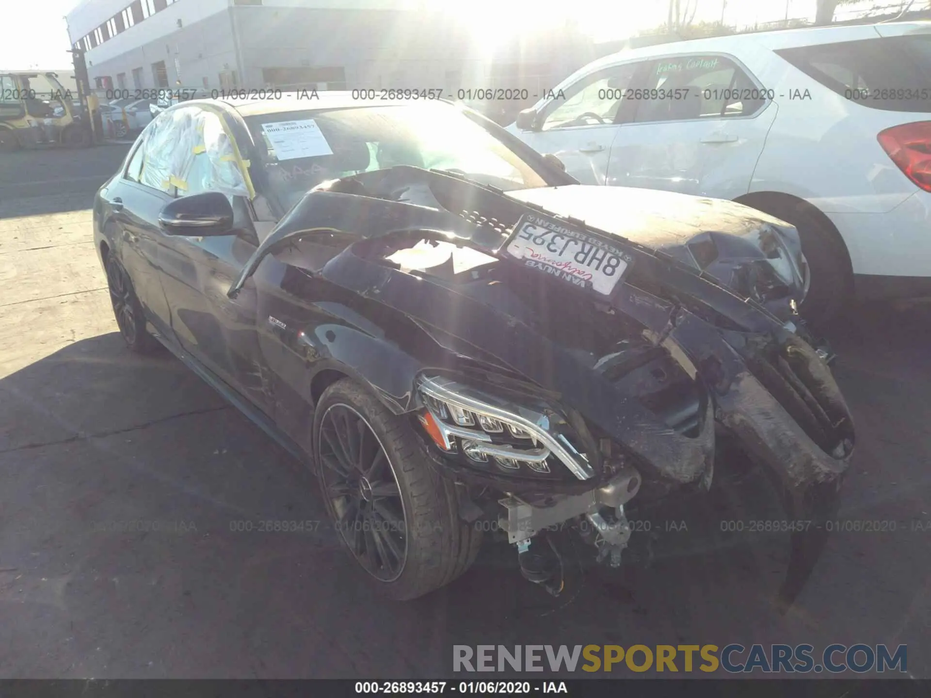 1 Photograph of a damaged car 55SWF6EB0KU293469 MERCEDES-BENZ C 2019