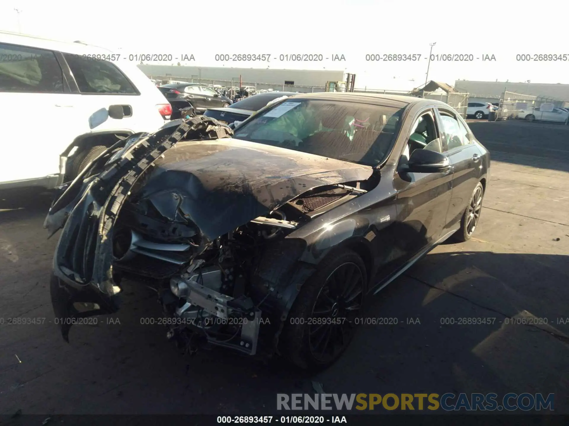 2 Photograph of a damaged car 55SWF6EB0KU293469 MERCEDES-BENZ C 2019