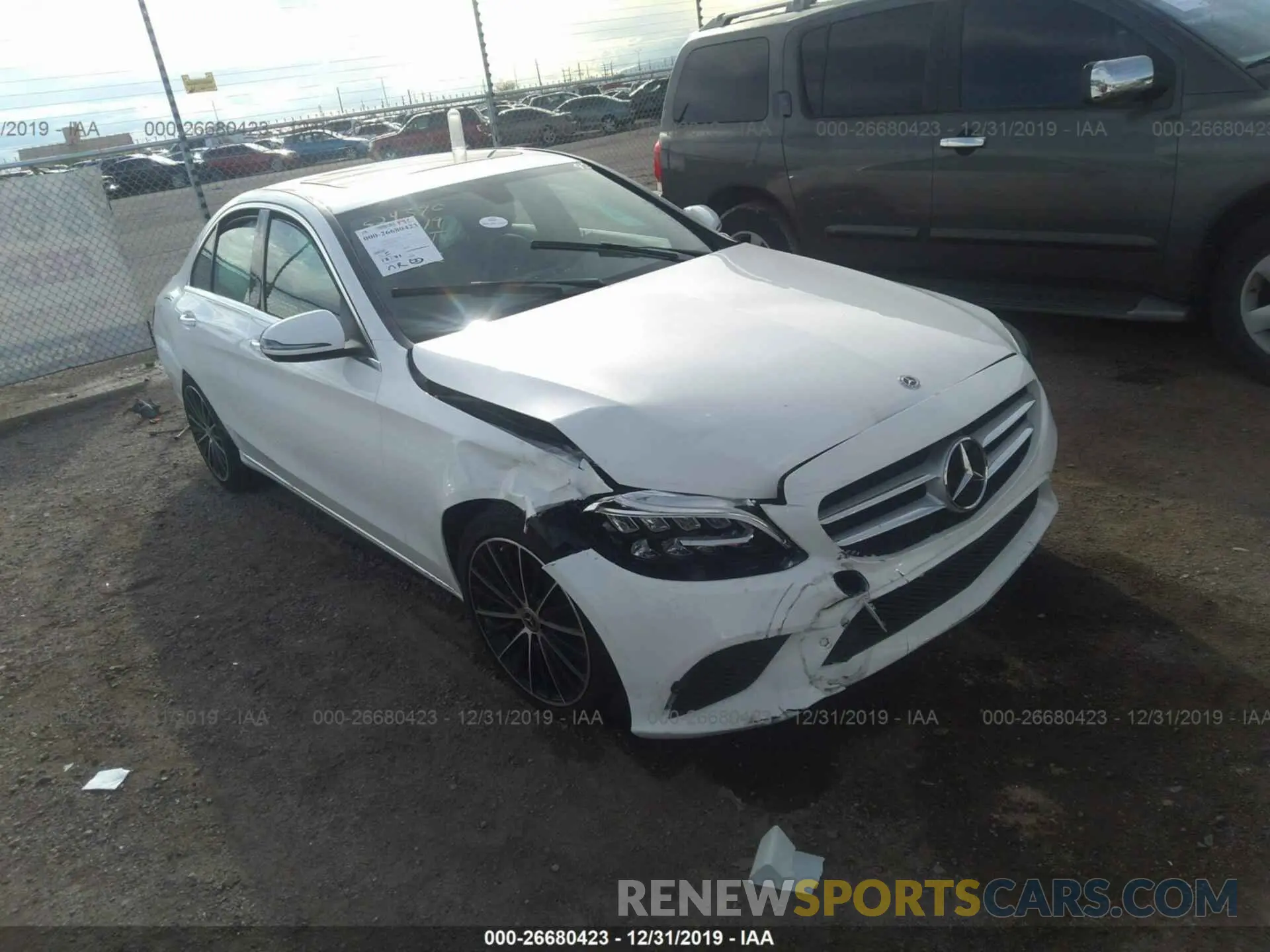 1 Photograph of a damaged car 55SWF8DB5KU302468 MERCEDES-BENZ C 2019
