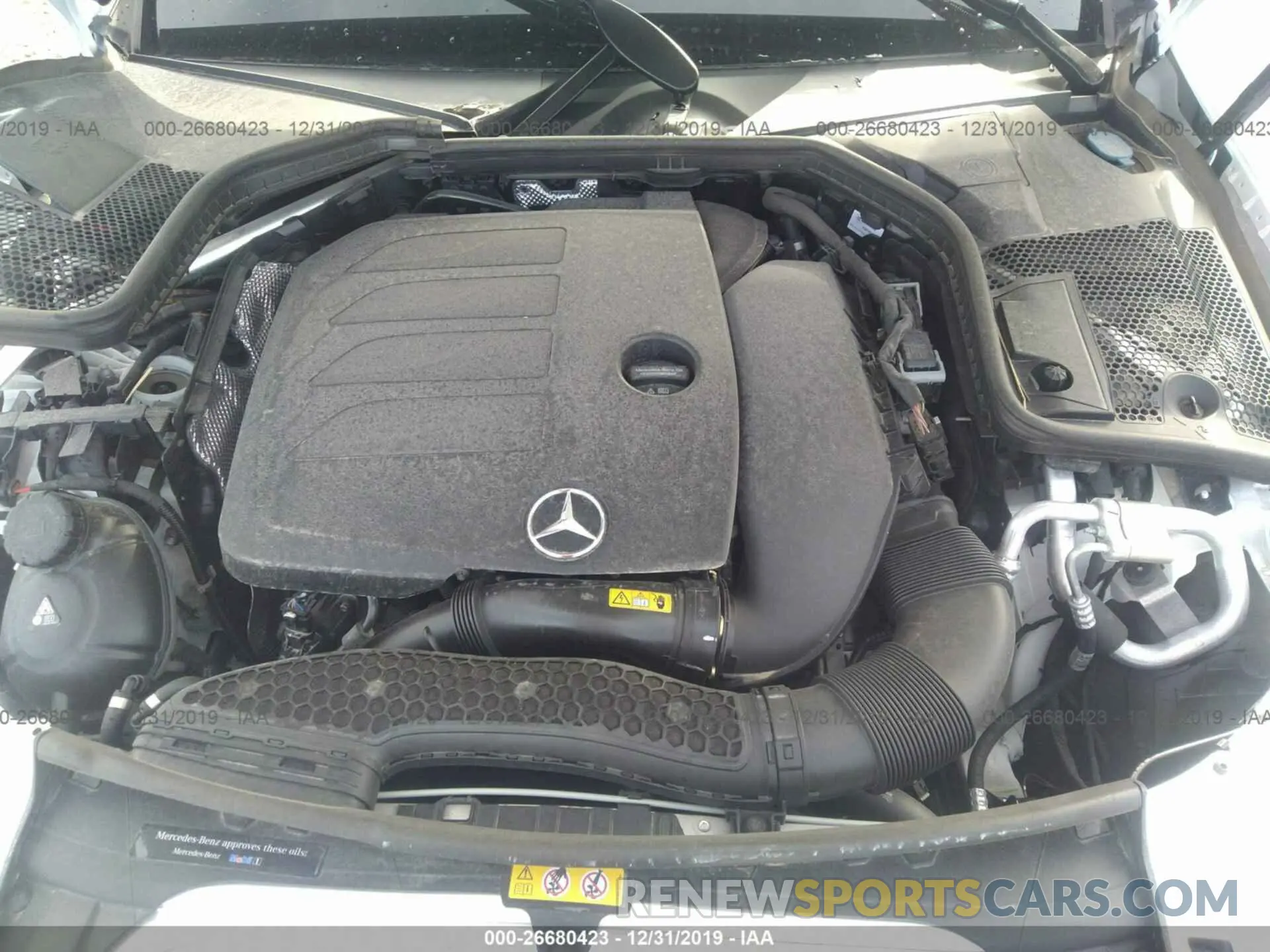 10 Photograph of a damaged car 55SWF8DB5KU302468 MERCEDES-BENZ C 2019