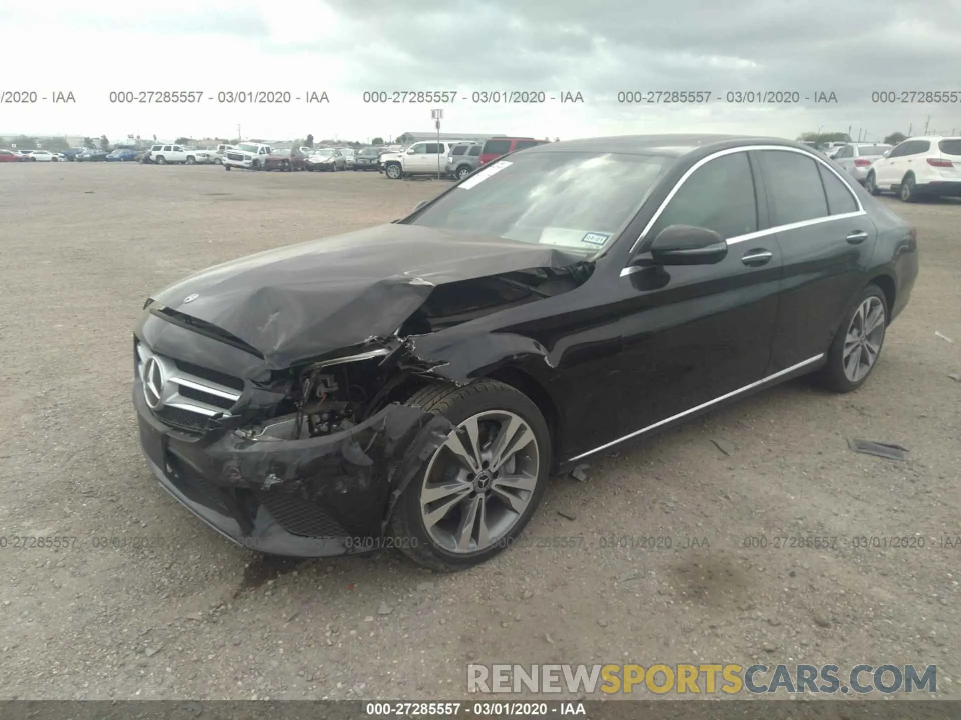 2 Photograph of a damaged car 55SWF8DB7KU312354 MERCEDES-BENZ C 2019
