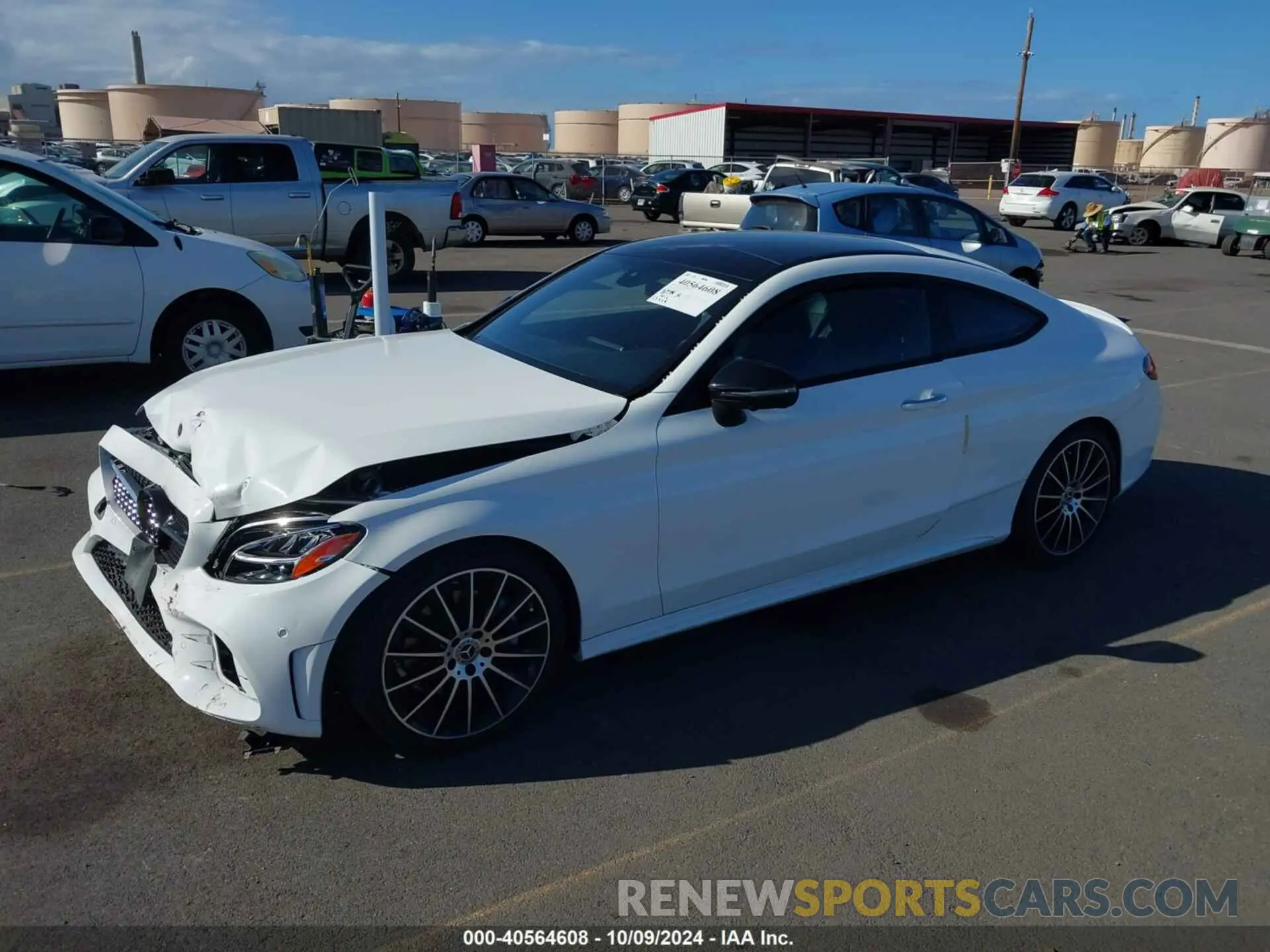 2 Фотография поврежденного автомобиля W1KWJ8DB3MG067793 MERCEDES-BENZ C 2021