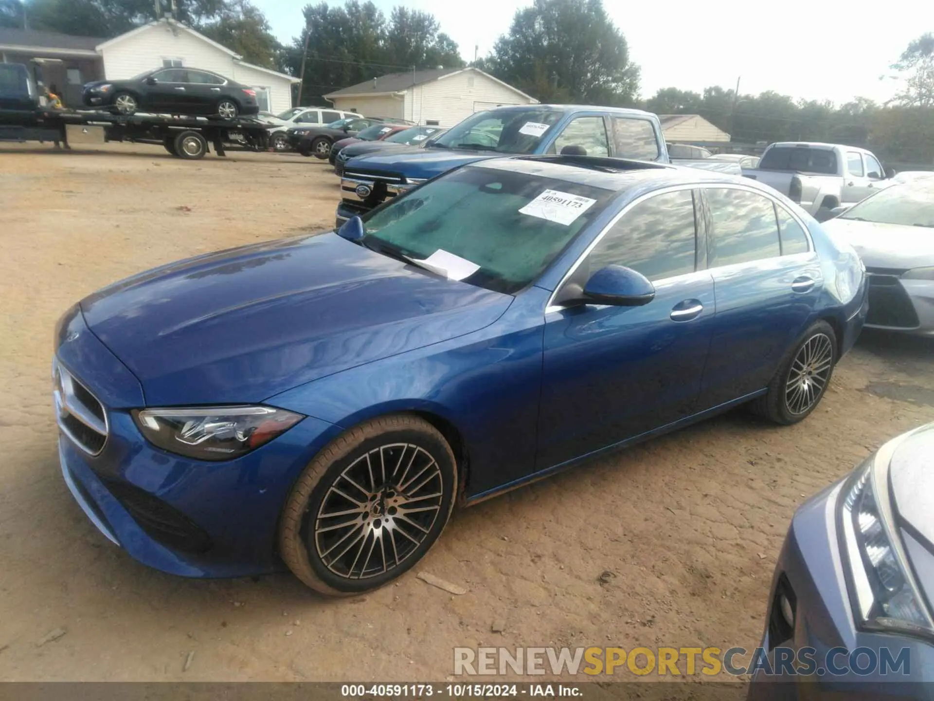 2 Photograph of a damaged car W1KAF4HB1PR145060 MERCEDES-BENZ C 2023