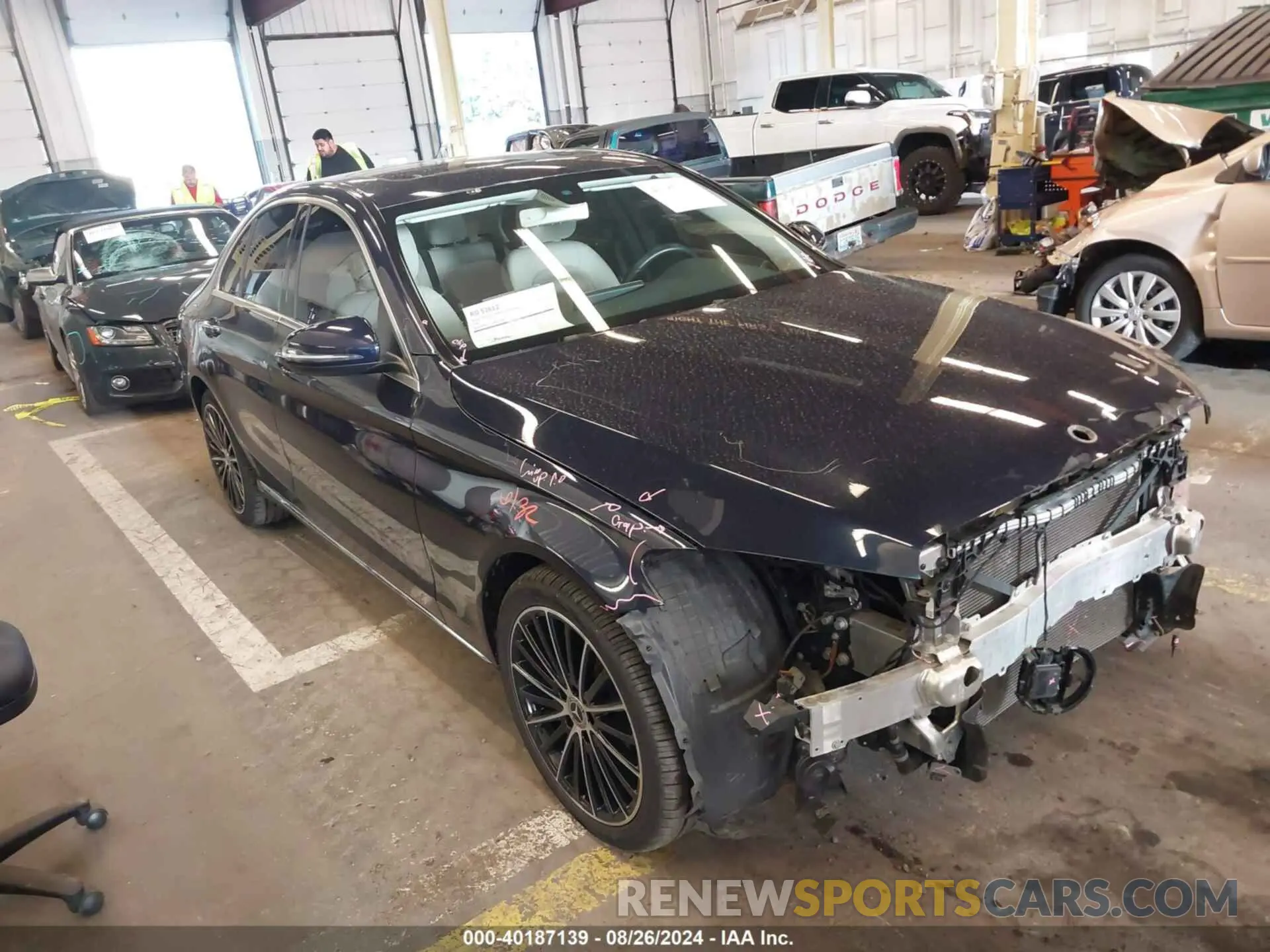 1 Photograph of a damaged car 55SWF8DB3KU314764 MERCEDES-BENZ C 300 2019