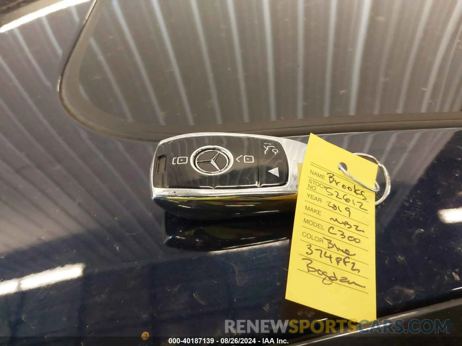 11 Photograph of a damaged car 55SWF8DB3KU314764 MERCEDES-BENZ C 300 2019