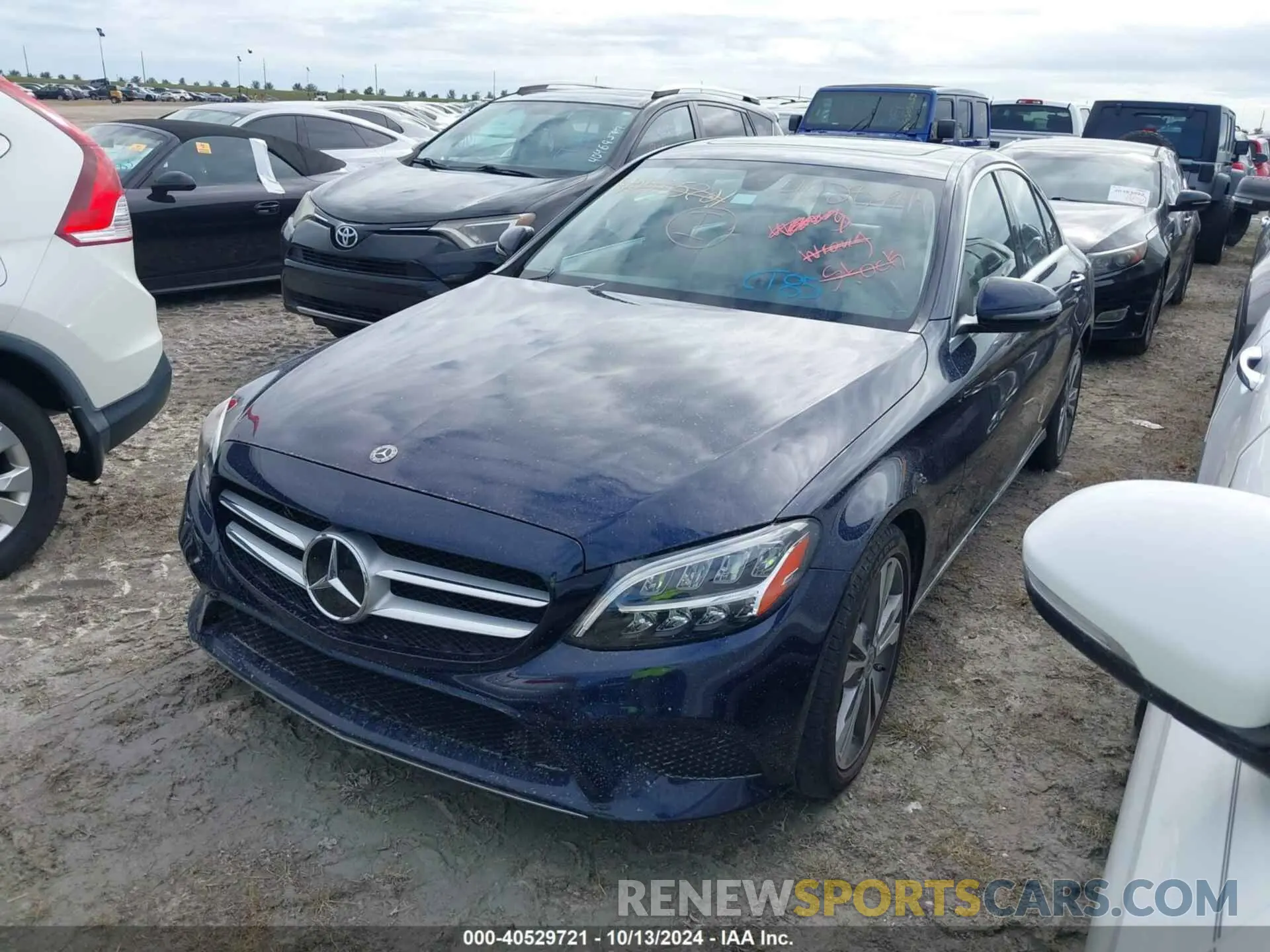 2 Photograph of a damaged car 55SWF8DB7KU284944 MERCEDES-BENZ C 300 2019