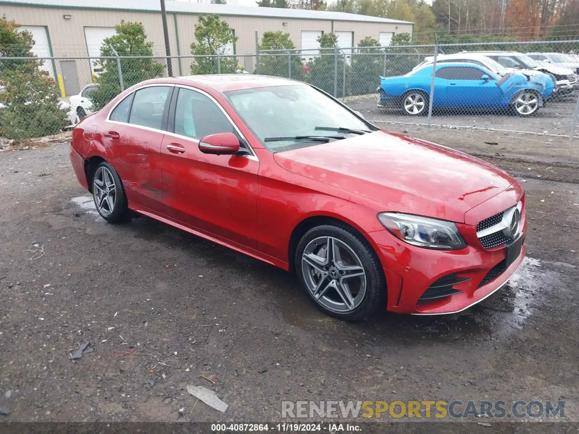1 Photograph of a damaged car 55SWF8EB1KU292942 MERCEDES-BENZ C 300 2019