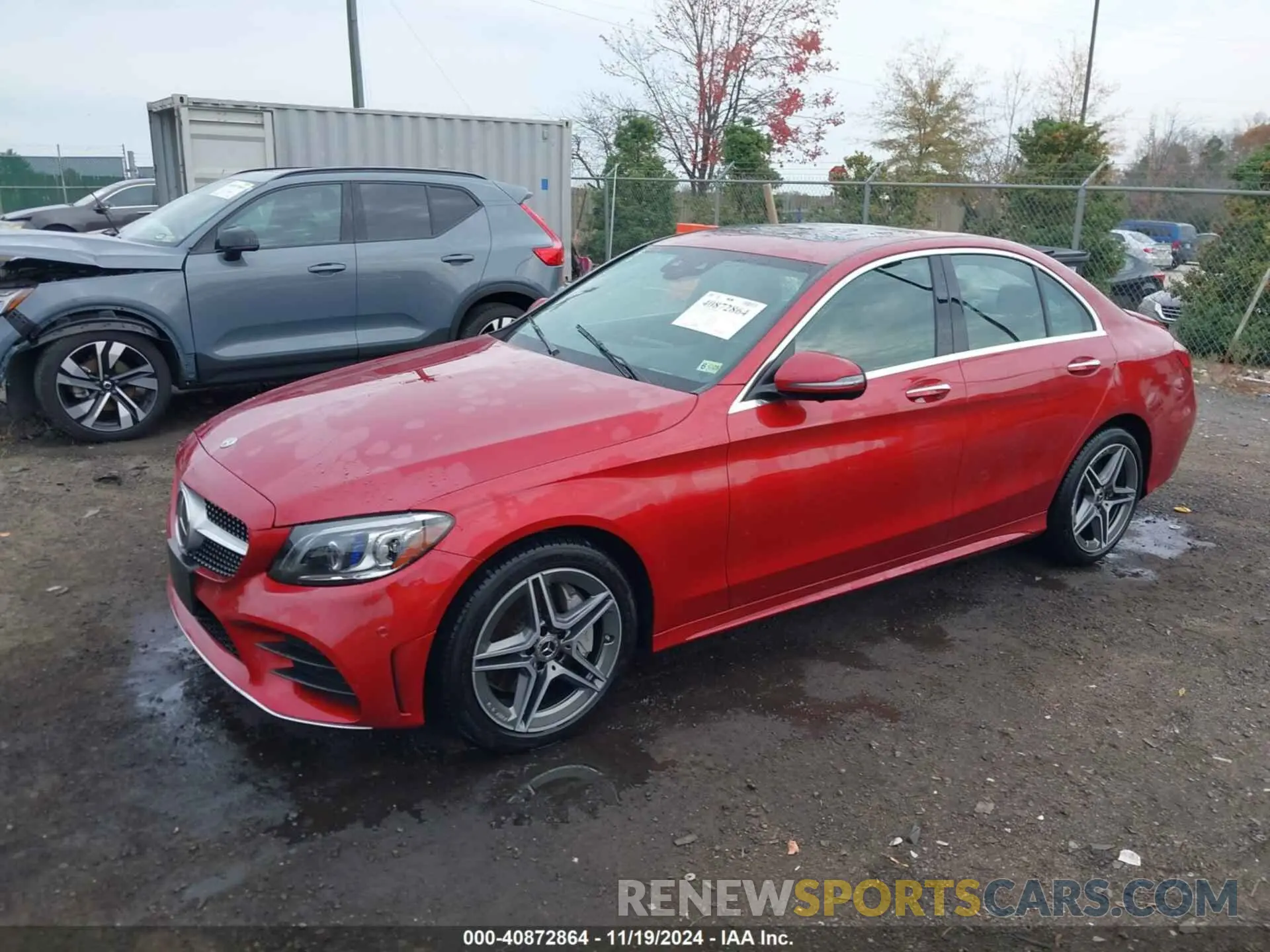 2 Photograph of a damaged car 55SWF8EB1KU292942 MERCEDES-BENZ C 300 2019