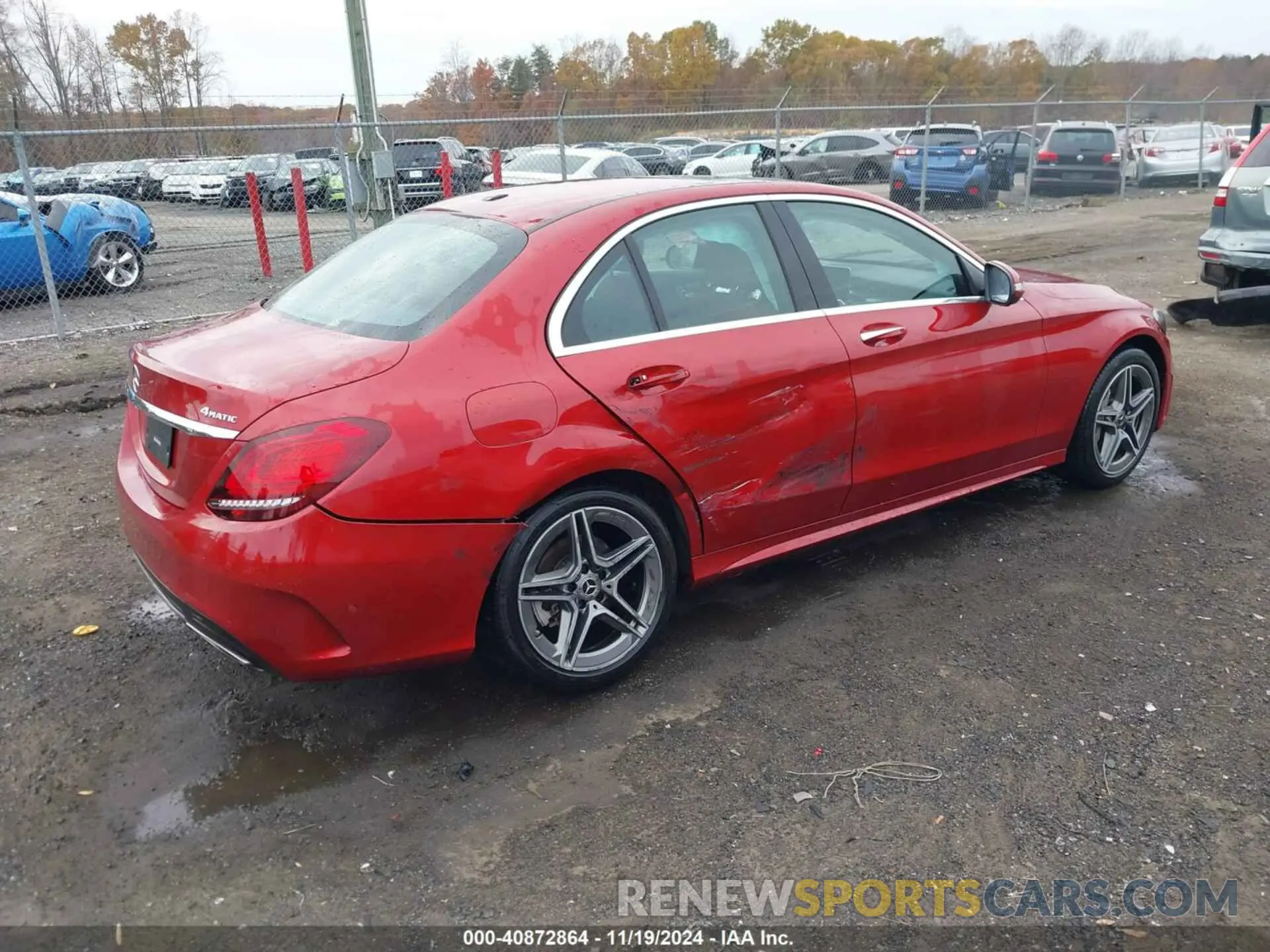 4 Photograph of a damaged car 55SWF8EB1KU292942 MERCEDES-BENZ C 300 2019