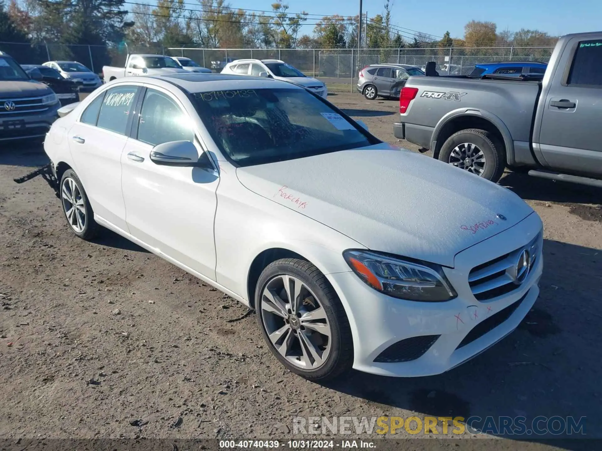 1 Photograph of a damaged car 55SWF8EB4KU292594 MERCEDES-BENZ C 300 2019