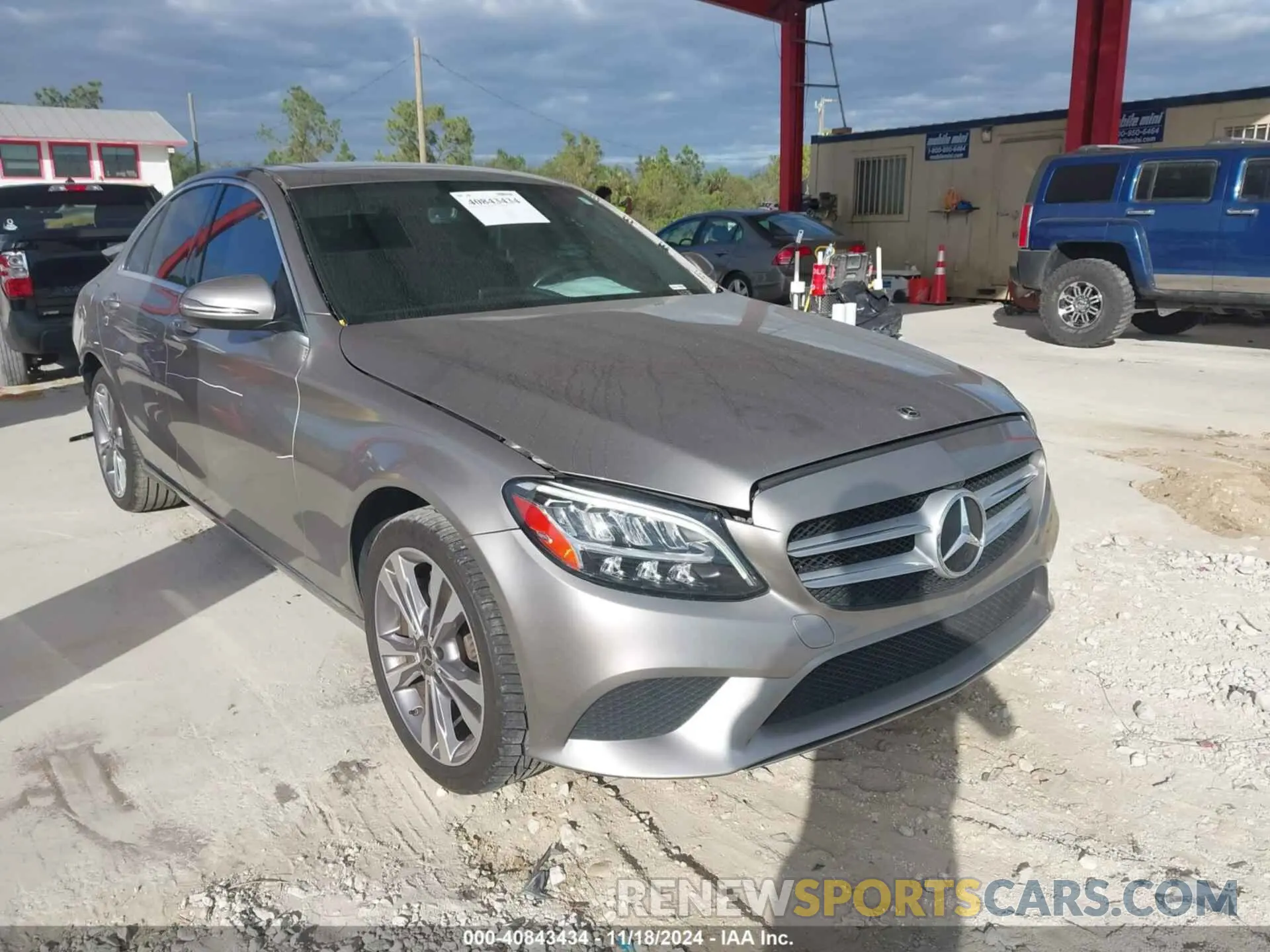 1 Photograph of a damaged car 55SWF8EB7KU290595 MERCEDES-BENZ C 300 2019