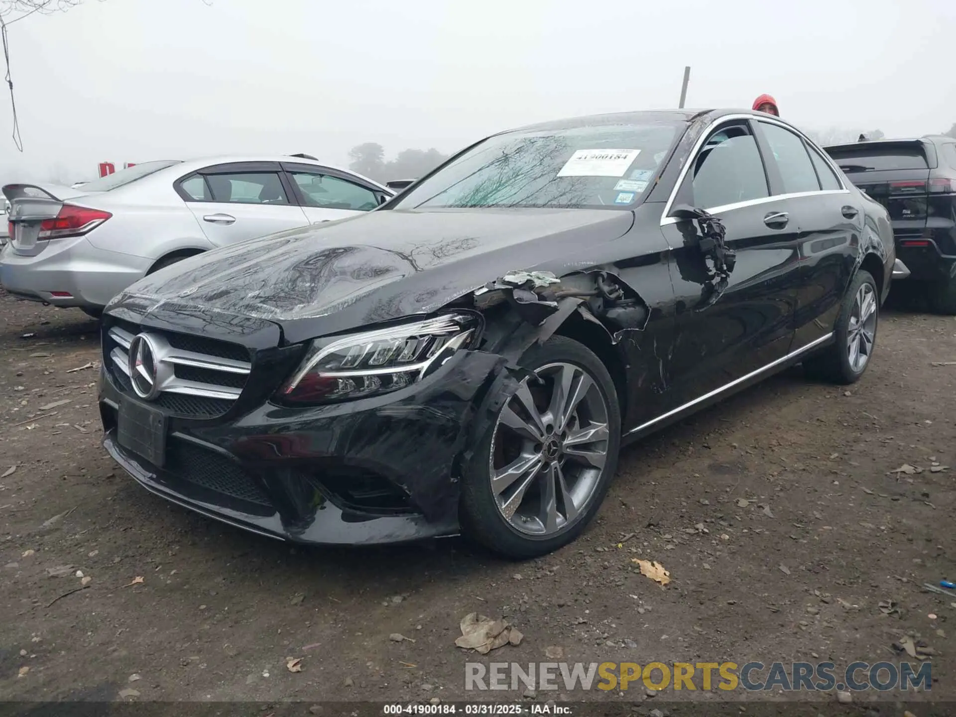 2 Фотография поврежденного автомобиля 55SWF8EB8KU291190 MERCEDES-BENZ C 300 2019