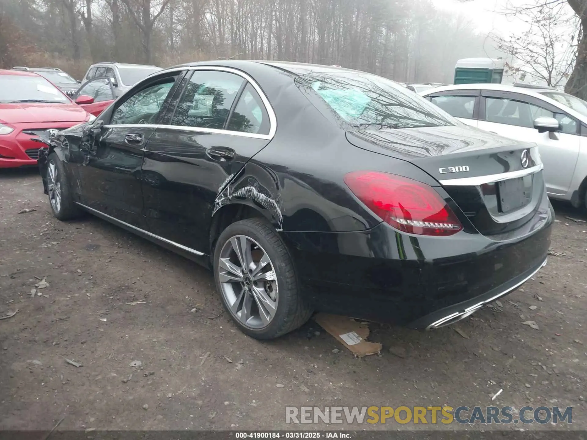 3 Фотография поврежденного автомобиля 55SWF8EB8KU291190 MERCEDES-BENZ C 300 2019