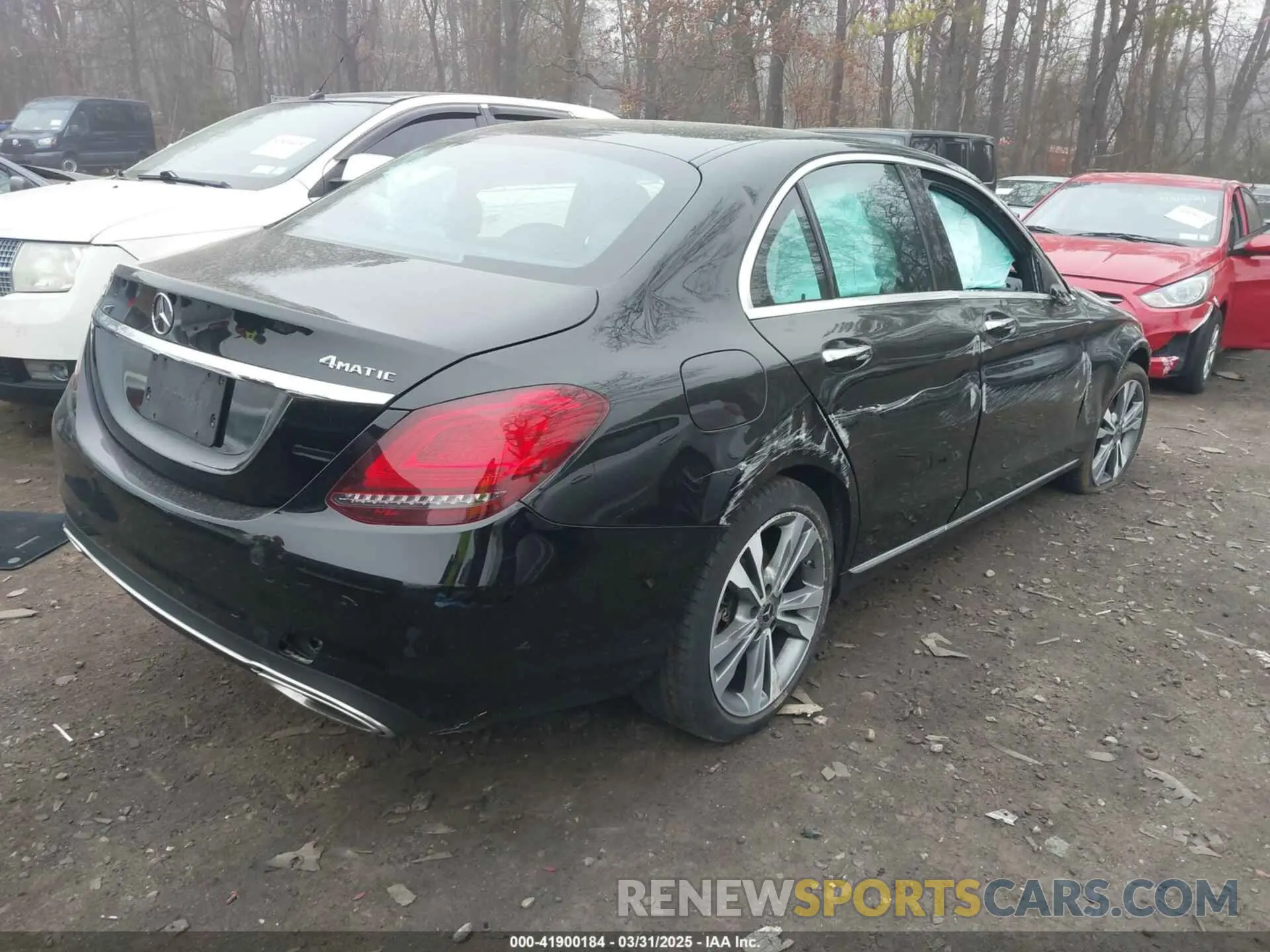 4 Фотография поврежденного автомобиля 55SWF8EB8KU291190 MERCEDES-BENZ C 300 2019