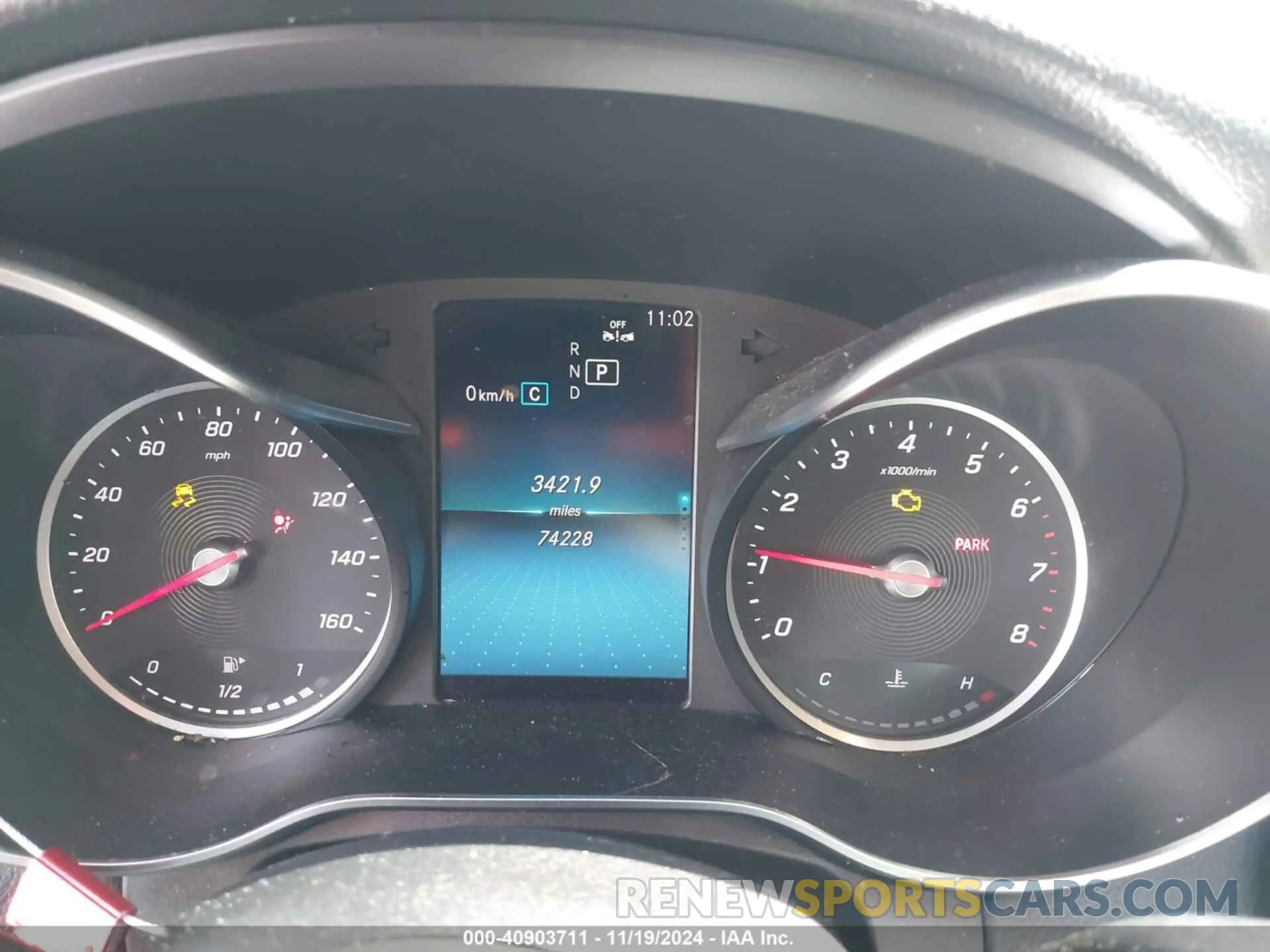 7 Фотография поврежденного автомобиля WDDWF8DB7KR482361 MERCEDES-BENZ C 300 2019