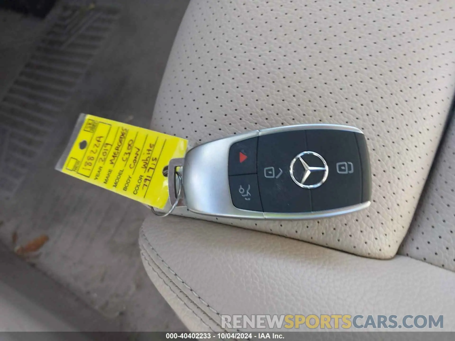 11 Photograph of a damaged car WDDWK8EB0KF791715 MERCEDES-BENZ C 300 2019