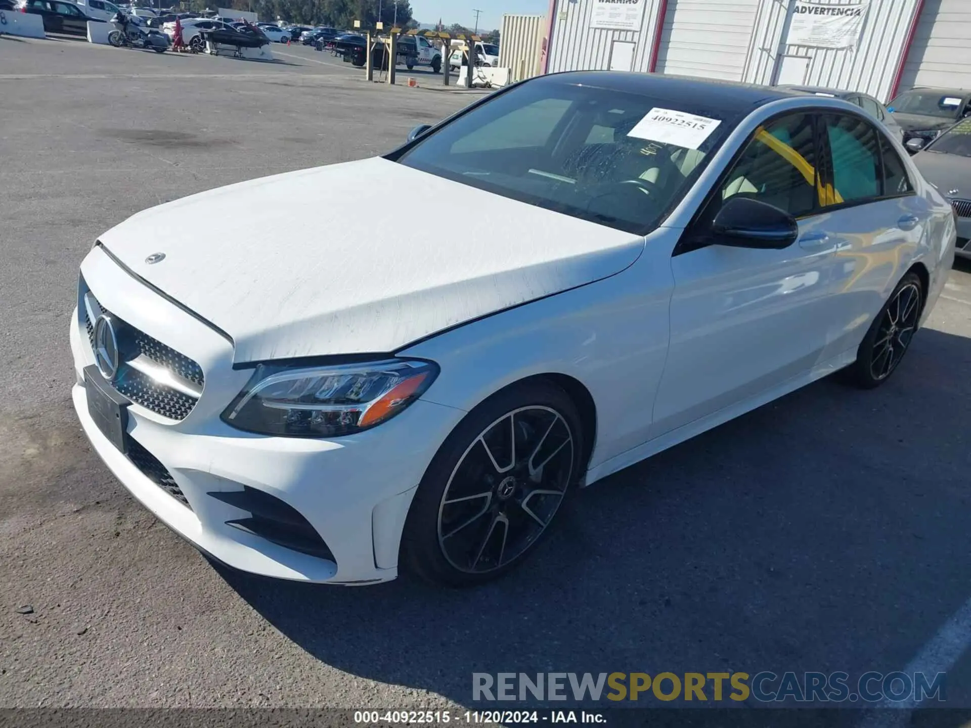 2 Photograph of a damaged car 55SWF8DB1LU322850 MERCEDES-BENZ C 300 2020