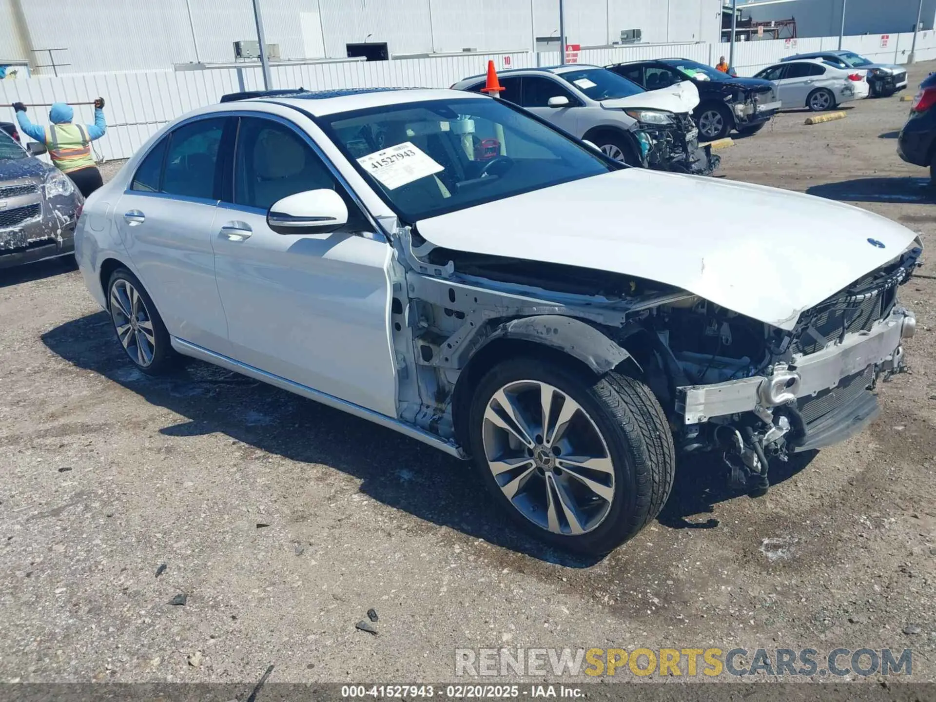 1 Photograph of a damaged car 55SWF8DB5LU327808 MERCEDES-BENZ C 300 2020